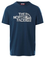 The North Face Men’s Woodcut Dome T-Shirt -  pacific