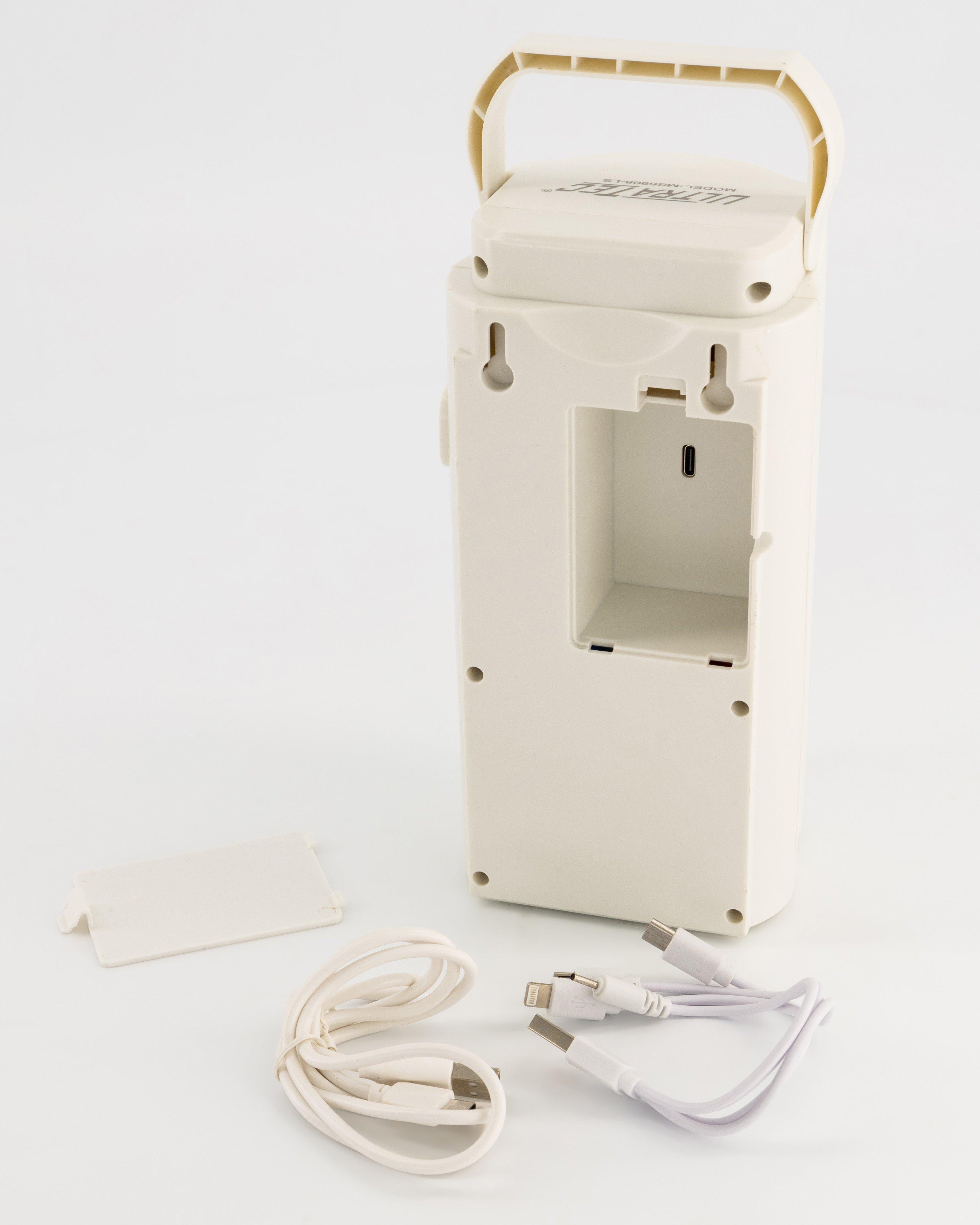 UltraTec Back-Up 800 Lumen Single Lithium Lantern -  No Colour