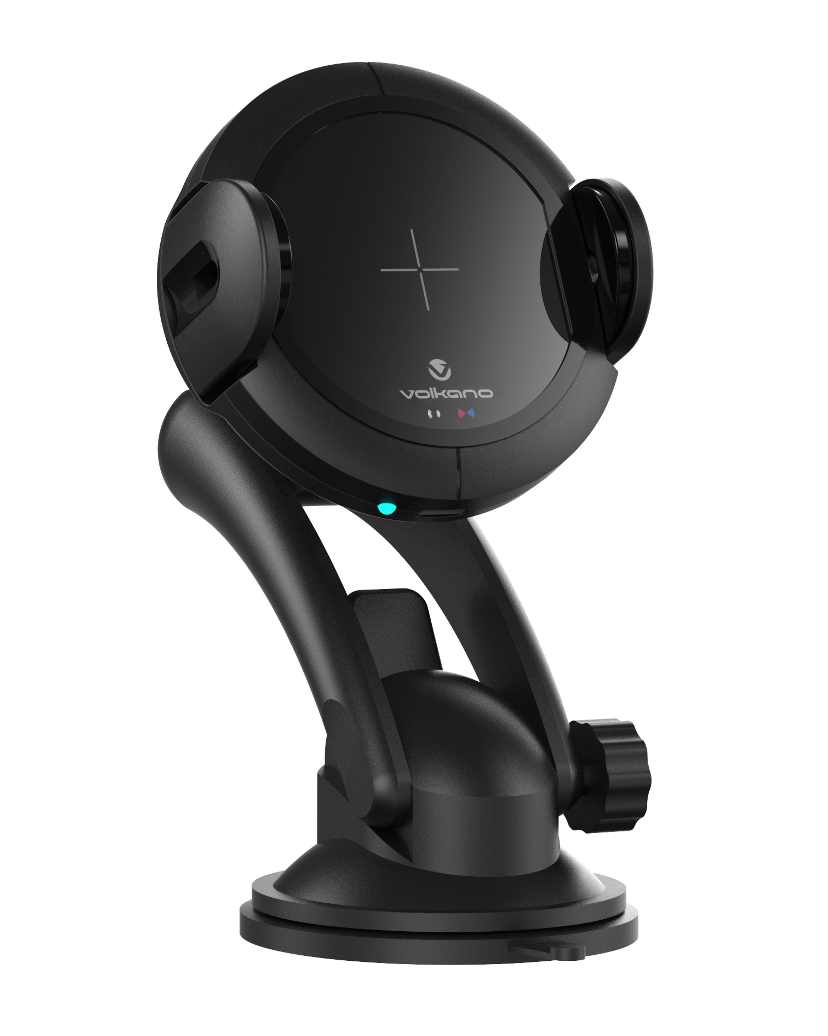 Volkano Servo Series Automatic Car Wireless Charger Kit -  Black