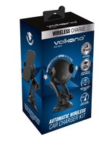 Volkano Servo Series Automatic Car Wireless Charger Kit -  black