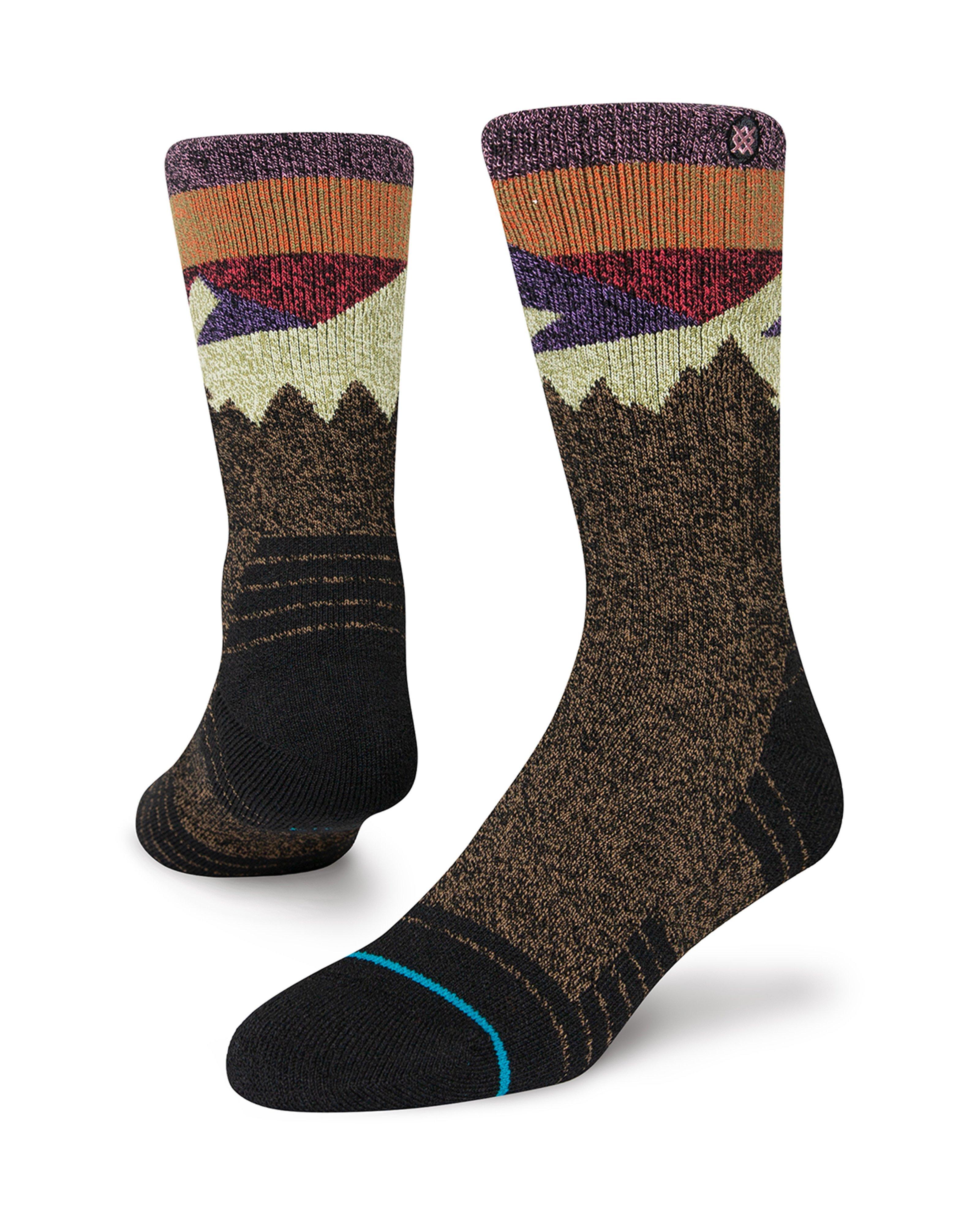 STANCE Divide Hiking Crew Socks -  Brown