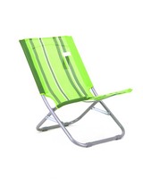 Cape Union Low-Back Steel Beach Chair -  green
