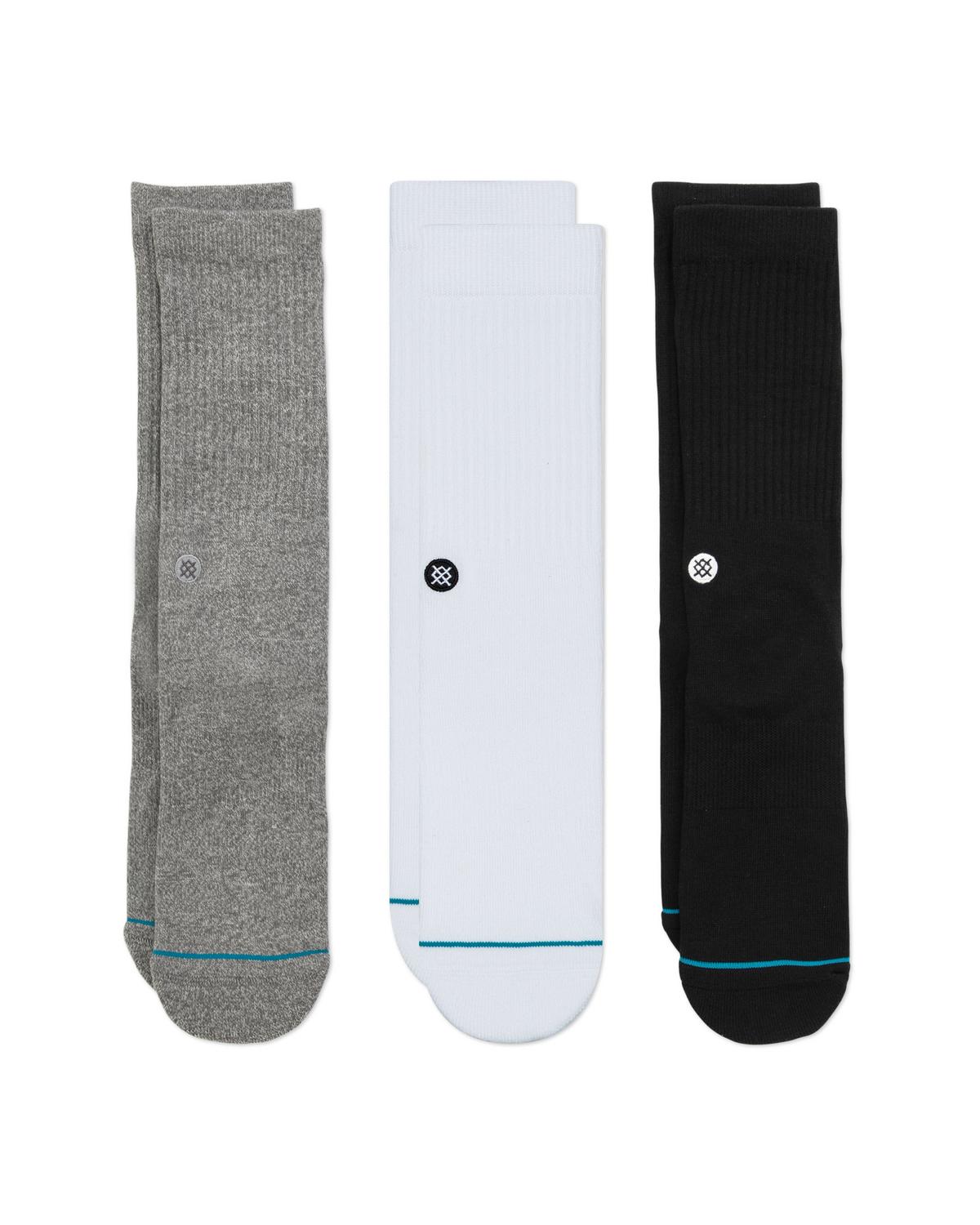 STANCE Icon Crew Socks - 3 Pack  -  Assorted