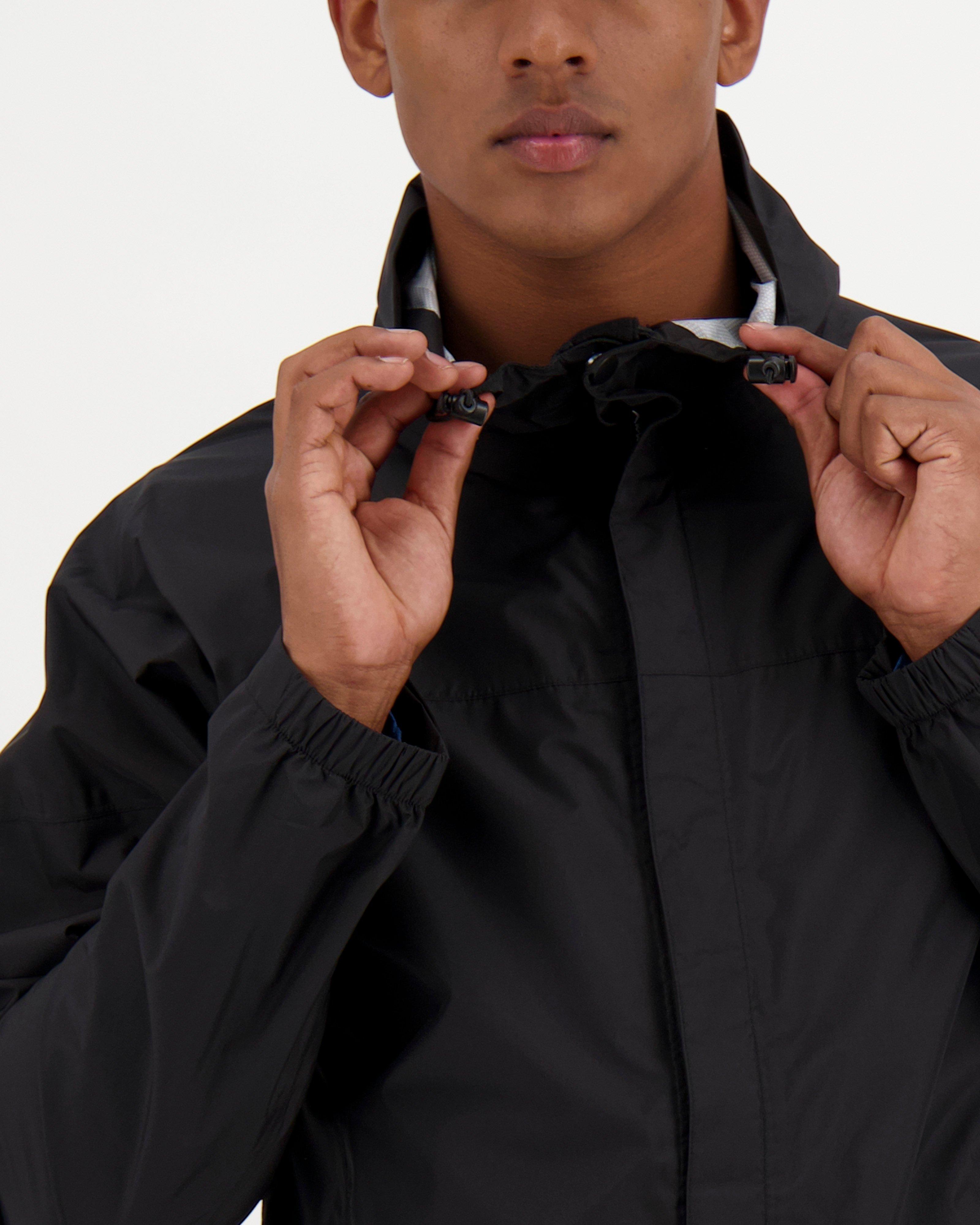 K-Way Men's Glacier Shell Jacket -  Black