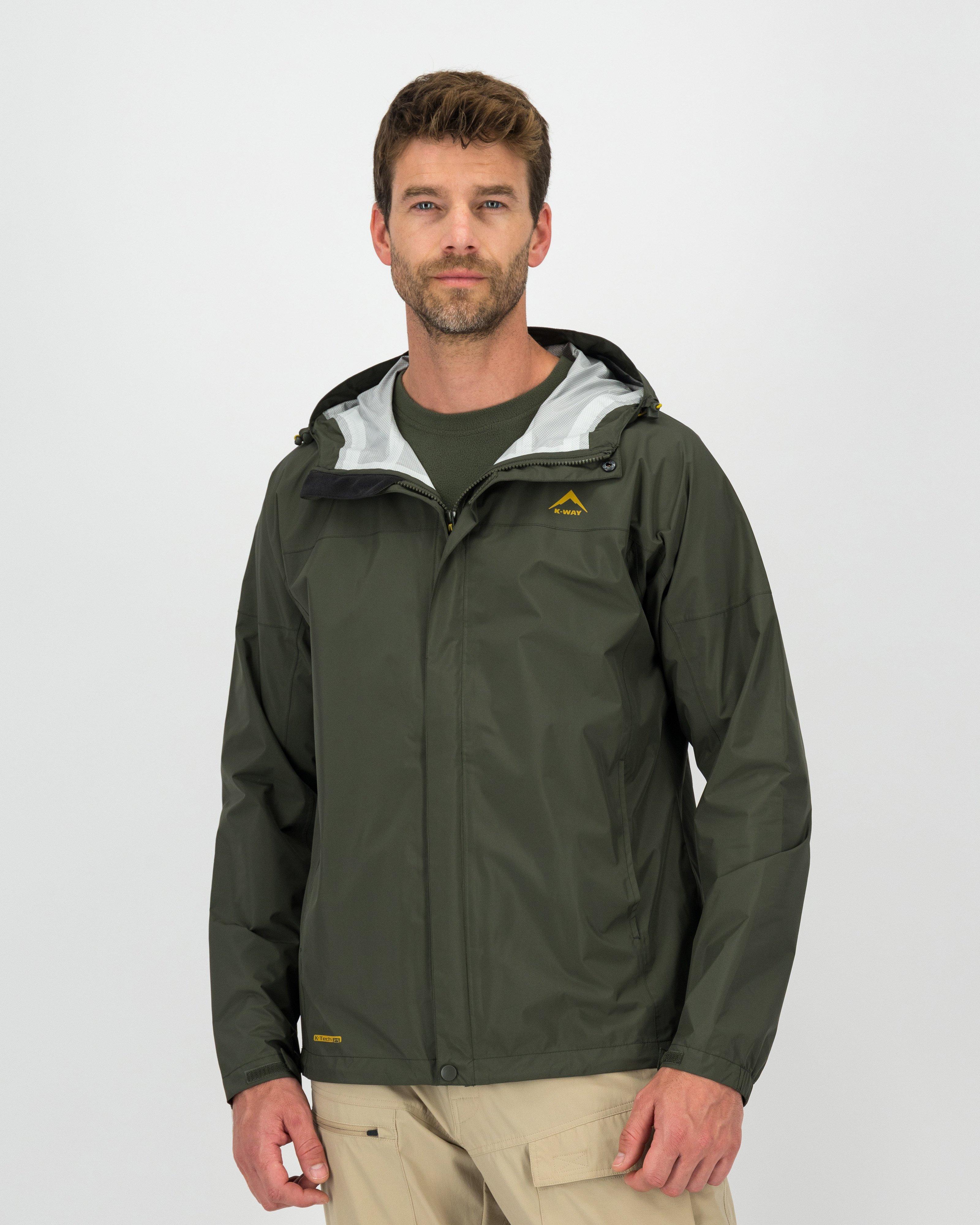 K-Way Men's Glacier 2.5L Shell Jacket -  Dark Olive