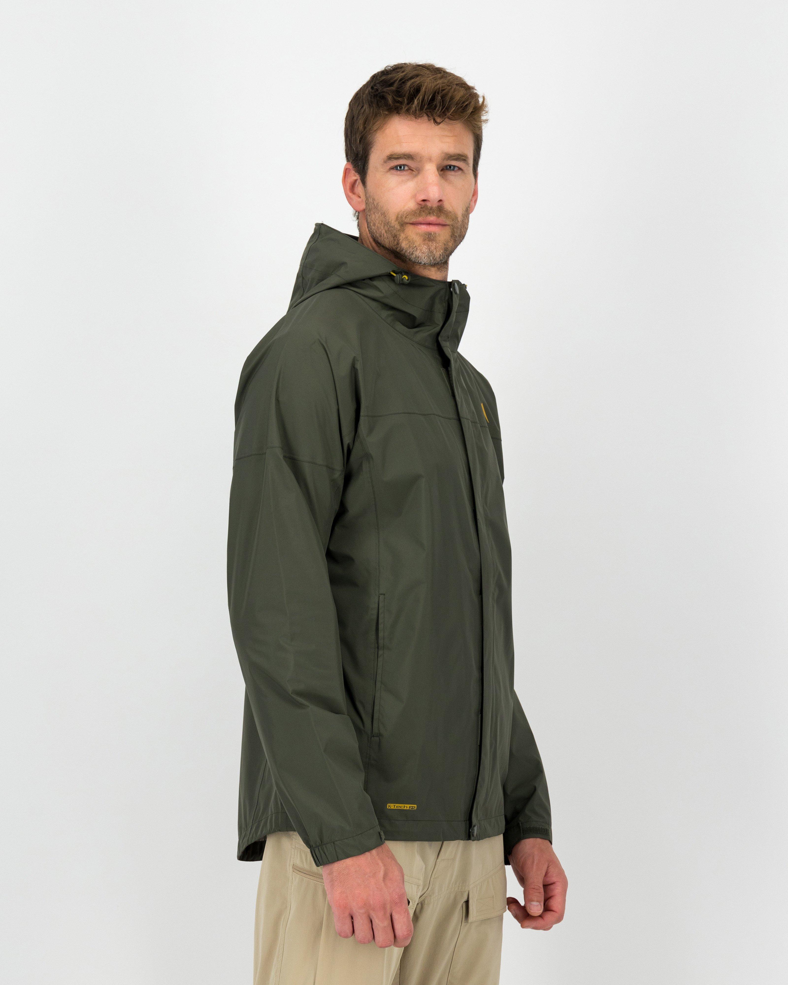 K-Way Men's Glacier Shell Jacket -  Dark Olive