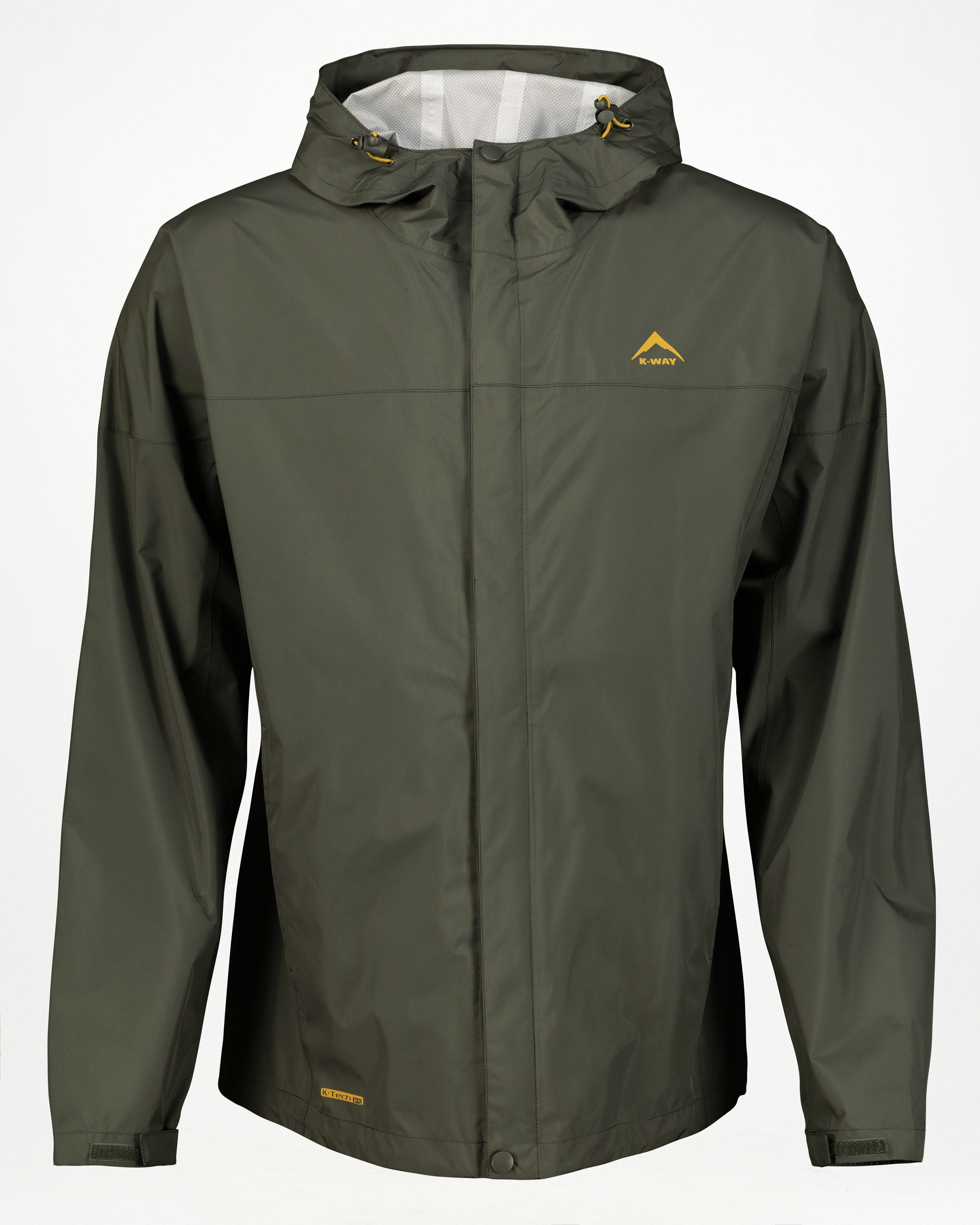 K-Way Men's Glacier 2.5L Shell Jacket -  Dark Olive