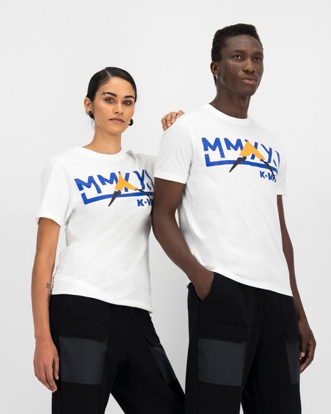 K-Way MMXXI Graphic T-Shirt -  white