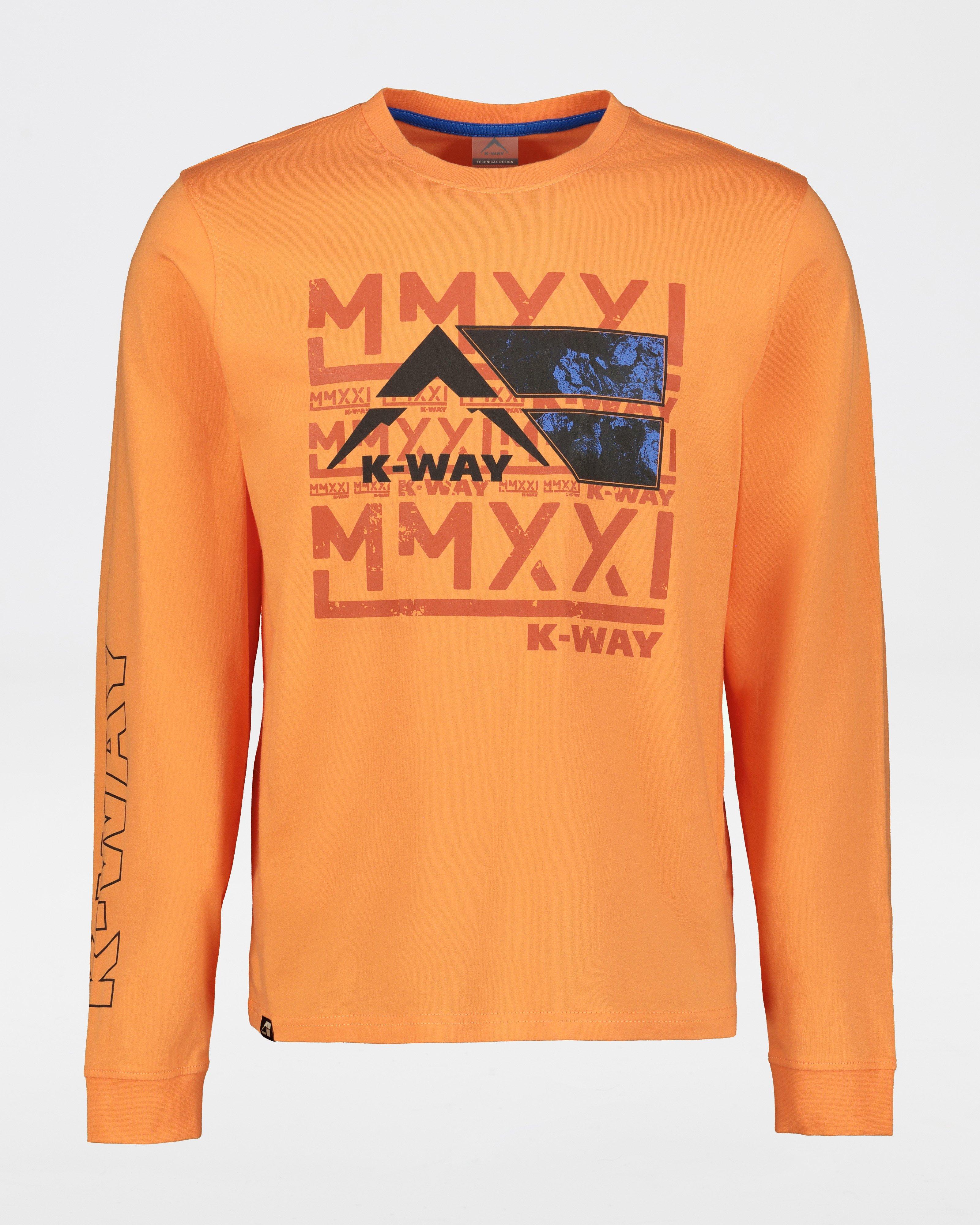 K-Way MMXXI Men's Graphic T-shirt -  Pumpkin