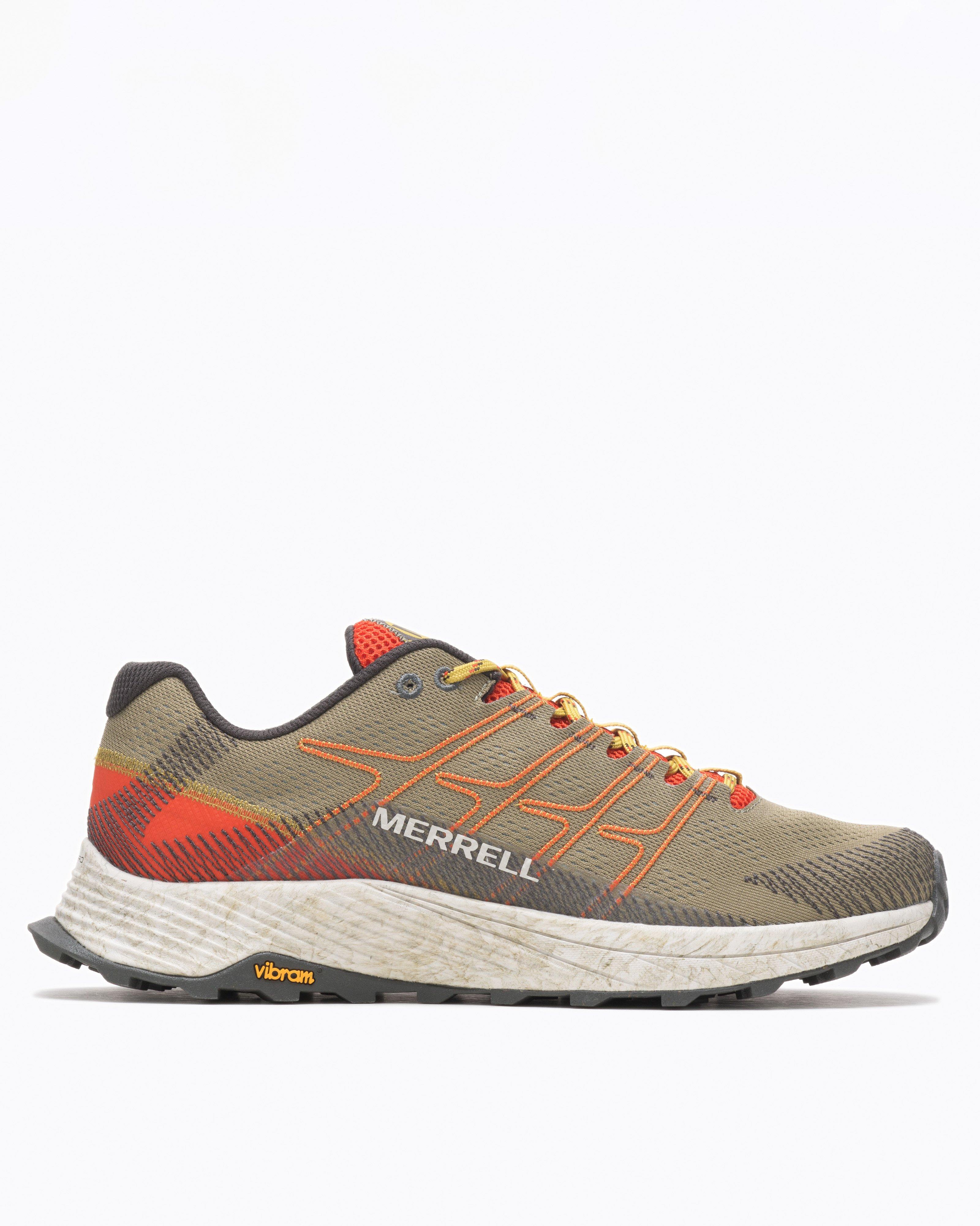  Merrell Men’s Moab Flight Trail Running Shoes -  Stone