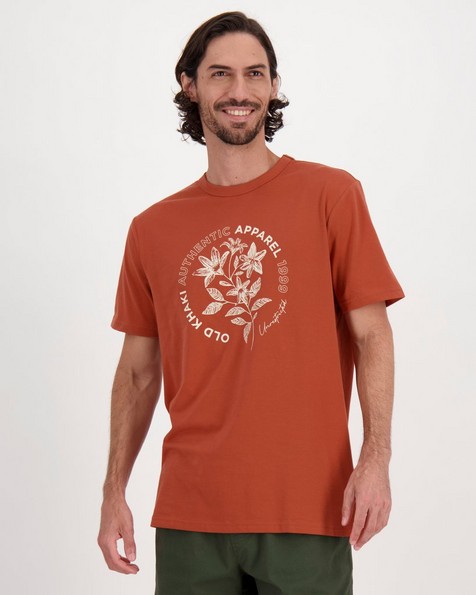 Old Khaki Men's Will T-Shirt -  orange