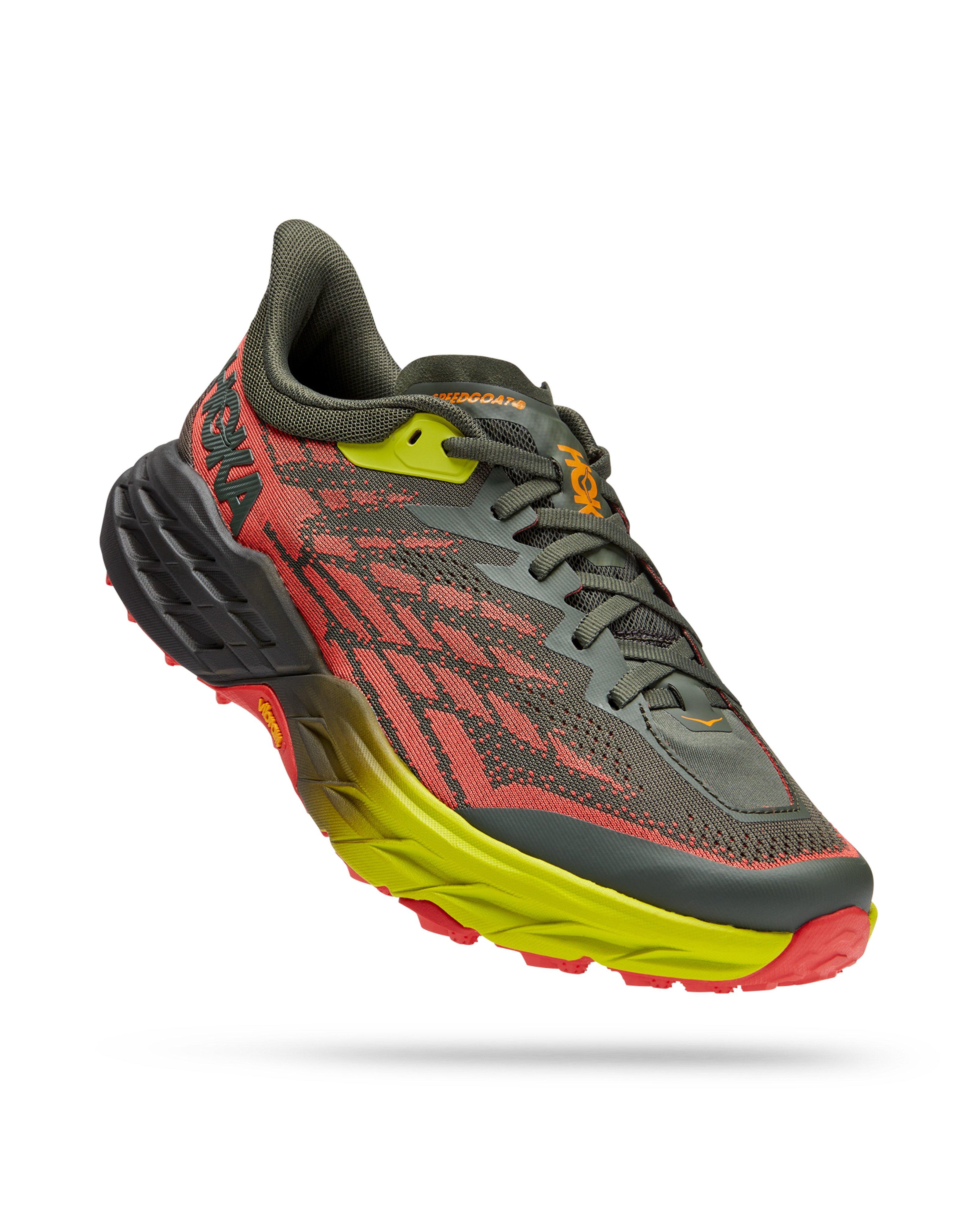 HOKA Men's Speedgoat 5 Wide Trail Running Shoes -  Black