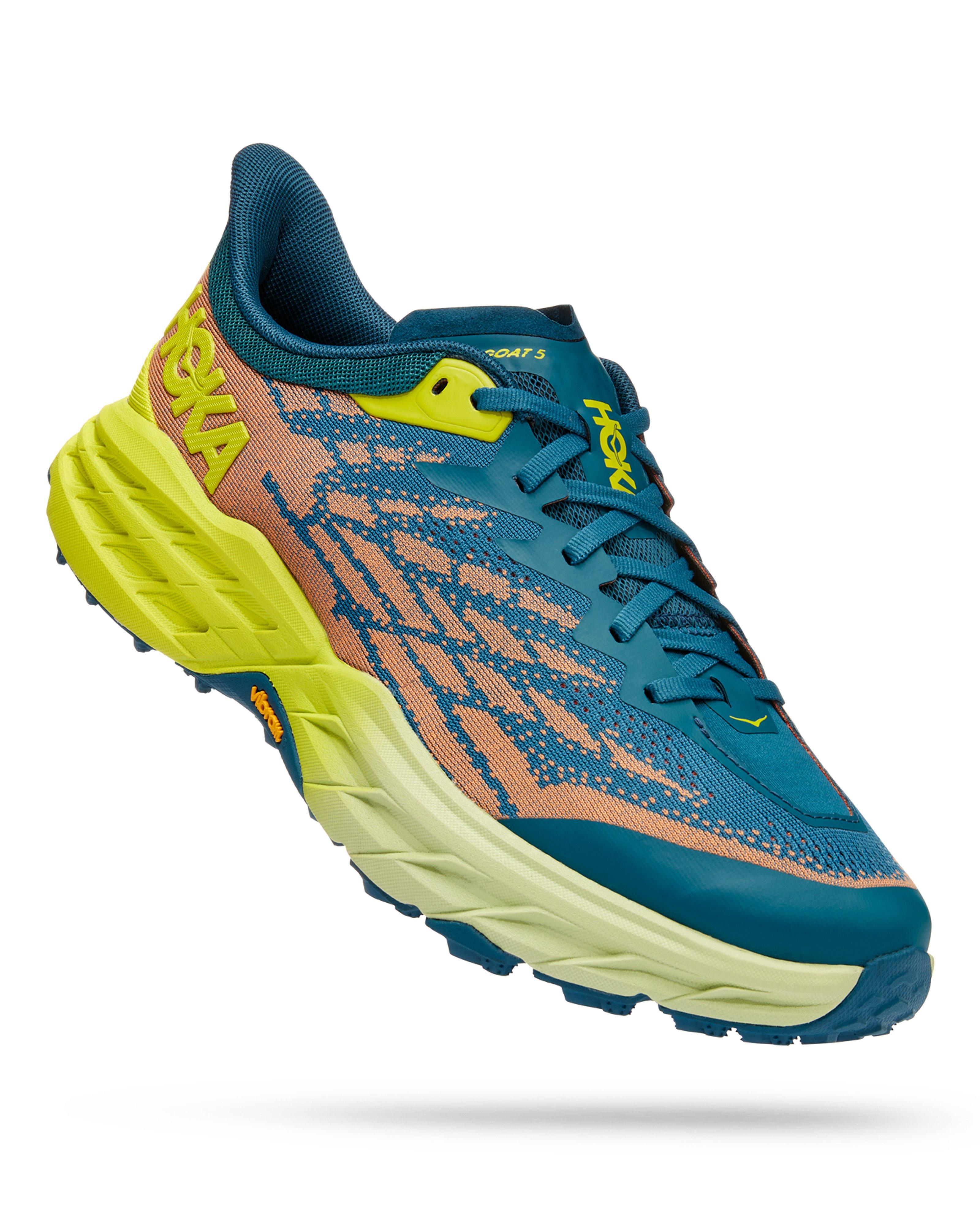 HOKA Men's Speedgoat 5 Wide Trail Running Shoes -  Yellow