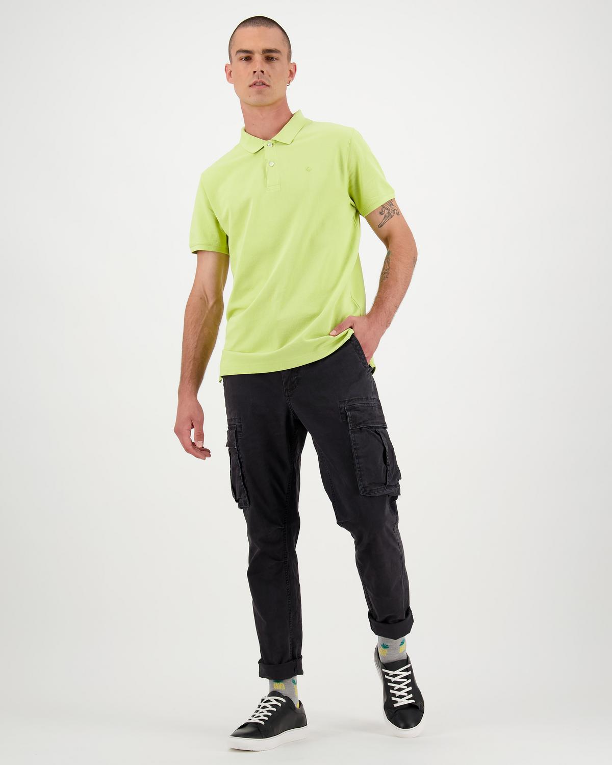 Men's Rex Standard Fit Golfer -  Light Green