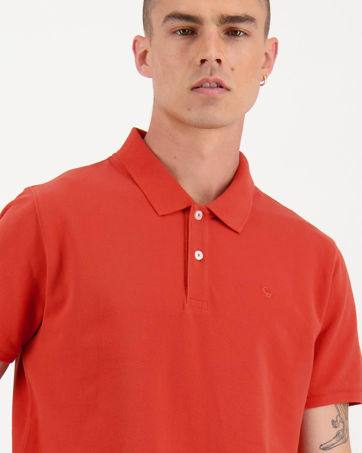 Men's Rex Standard Fit Golfer -  Orange
