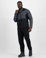 K-Way Pulse Men's Zenzi Hybrid Hood Jacket -  darkcharcoal