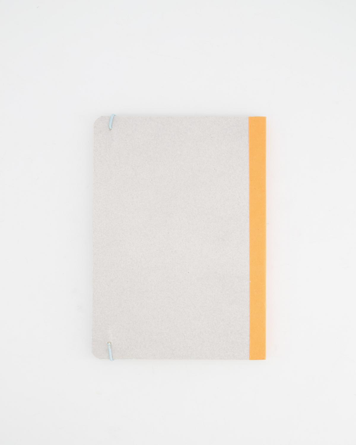 Colour Block Notebooks w Elastic  -  Assorted