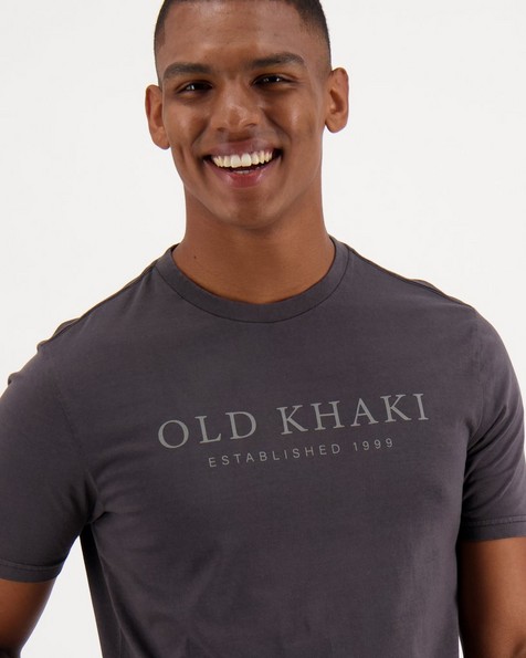 Old Khaki Men's Kason T-Shirt -  charcoal