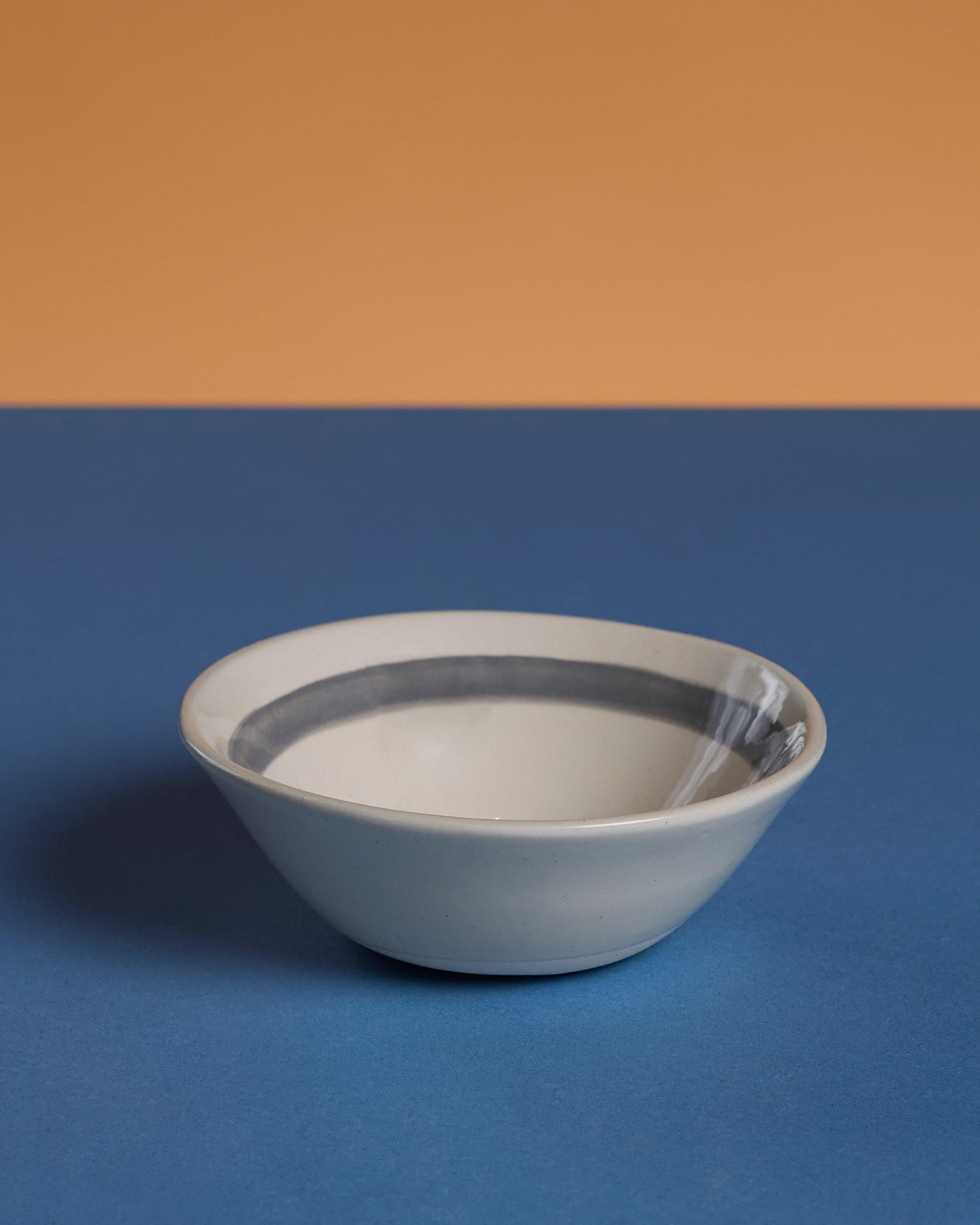 Wonki Ware Pattern Ramekin -  Black