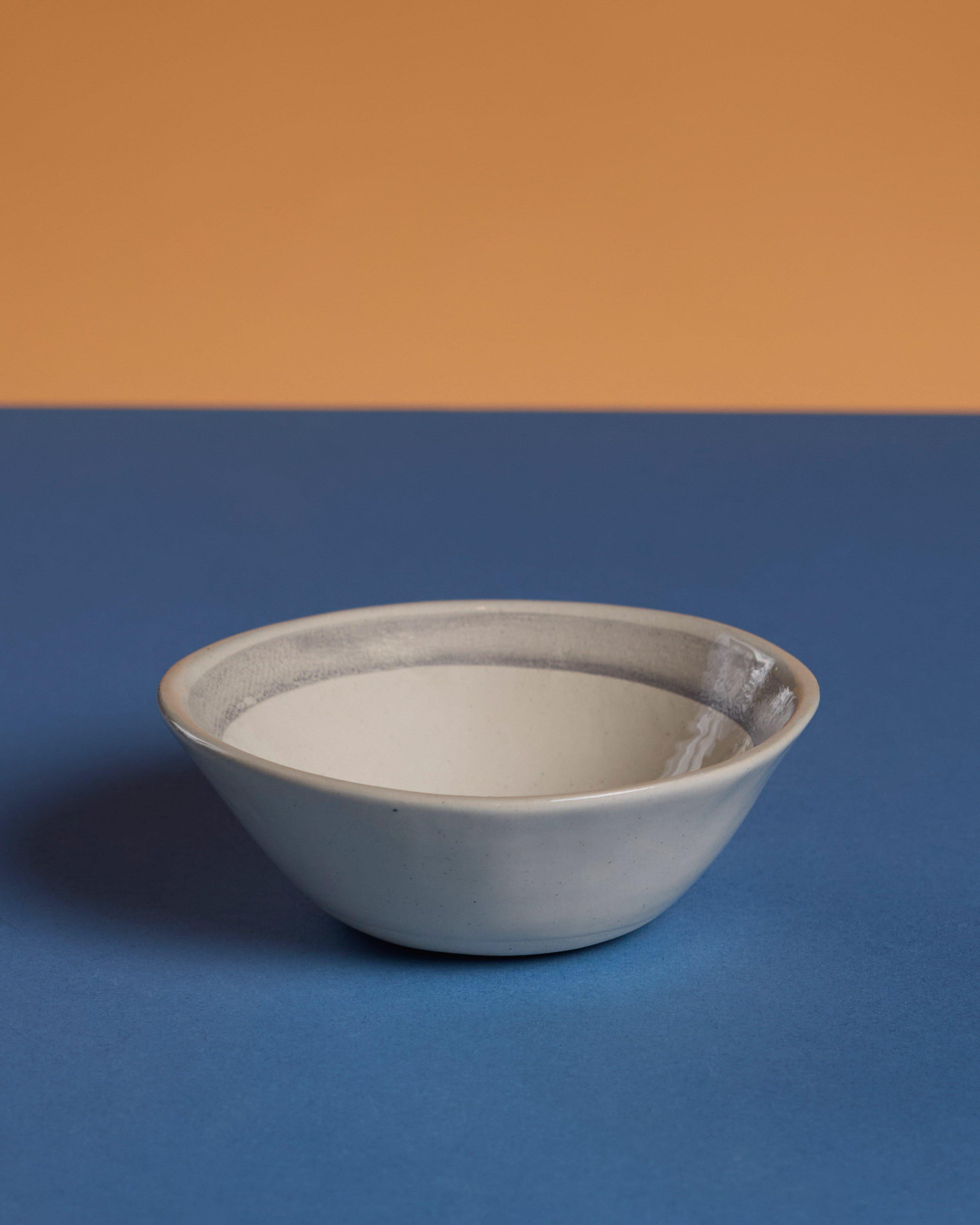 Wonki Ware Pattern Ramekin -  Grey