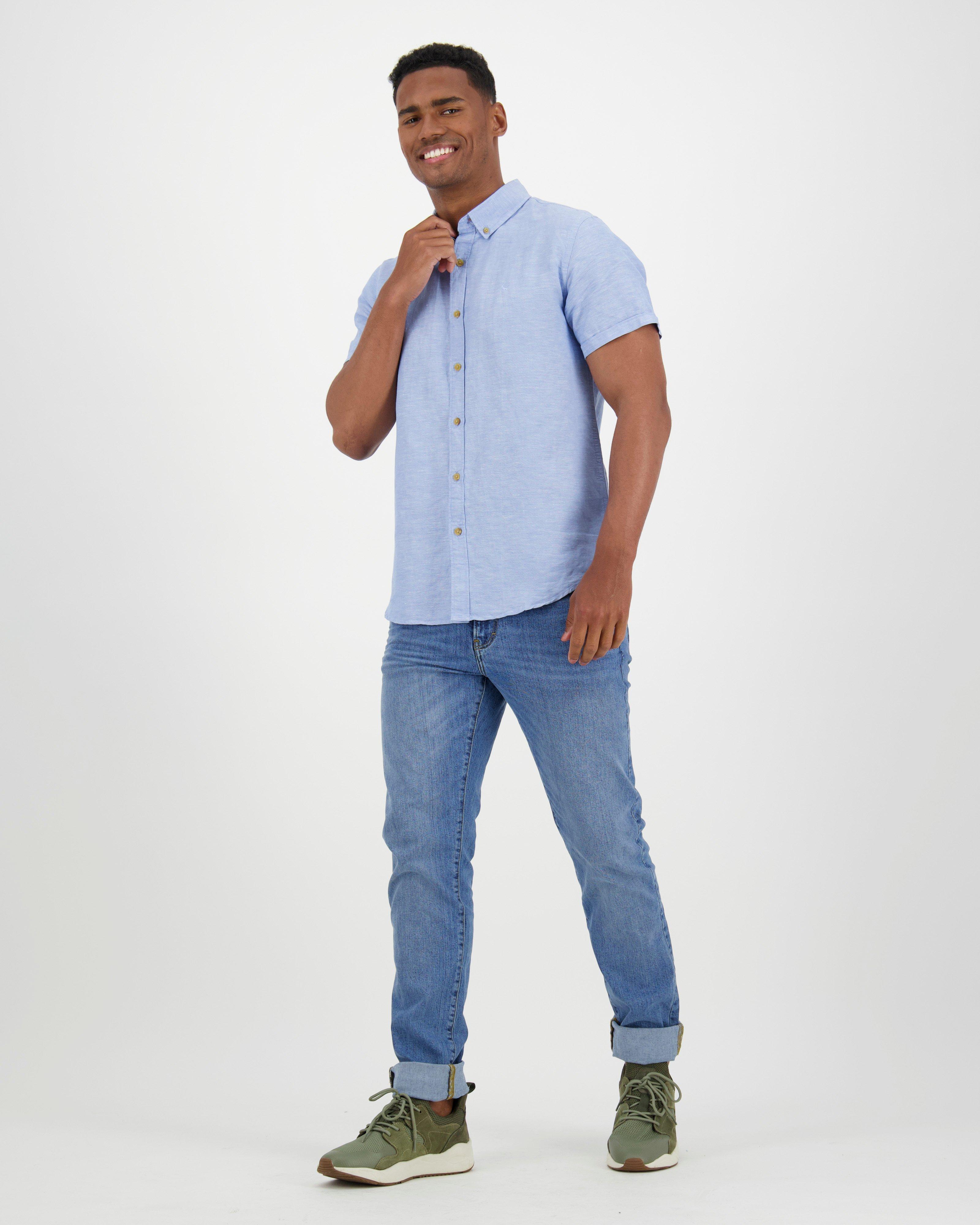 Old Khaki Men's Colt Shirt -  Blue