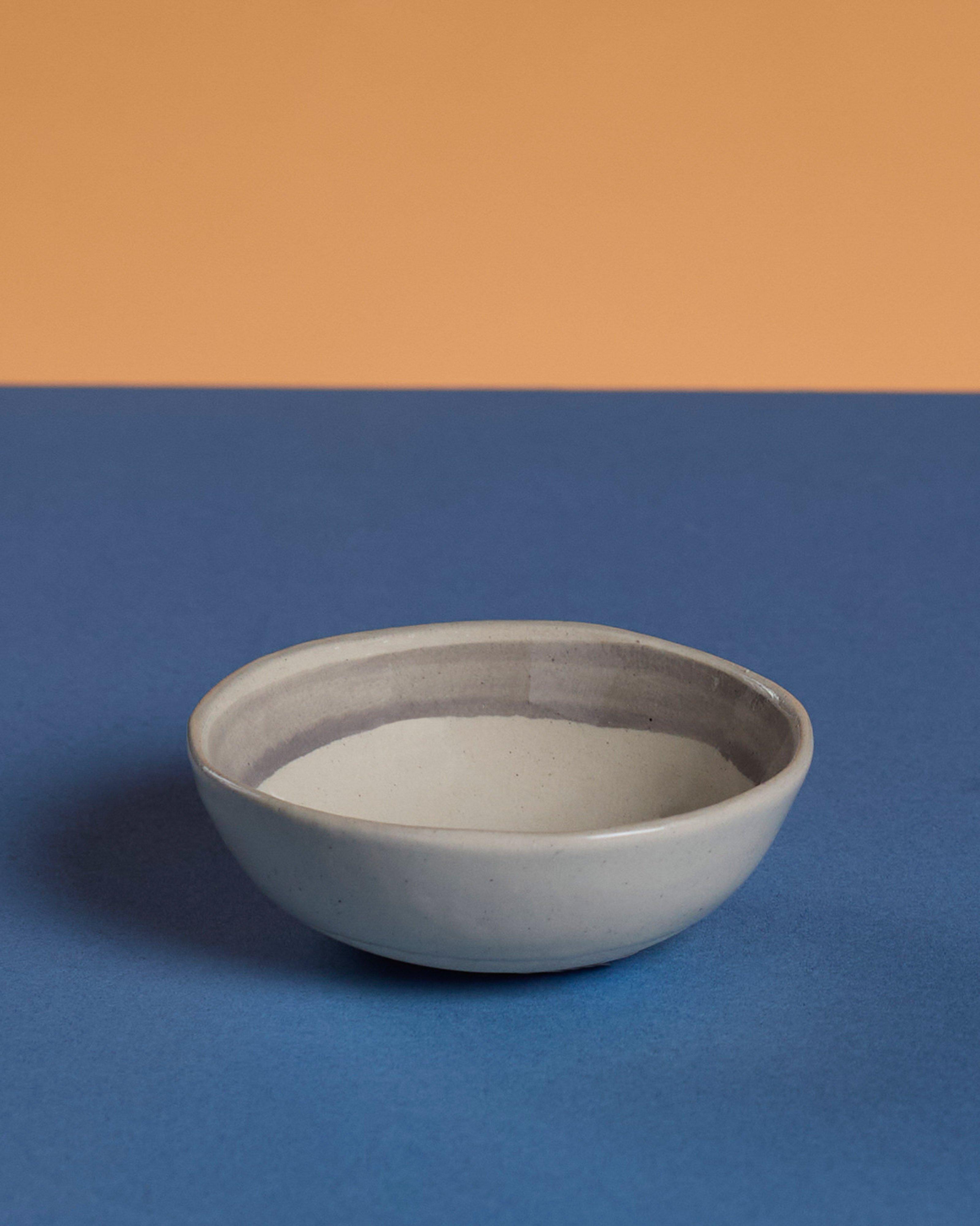 Wonki Ware Pattern Salt Dish -  Black