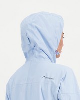 K-Way Women’s Cascade Waterproof Rain Jacket -  lightblue