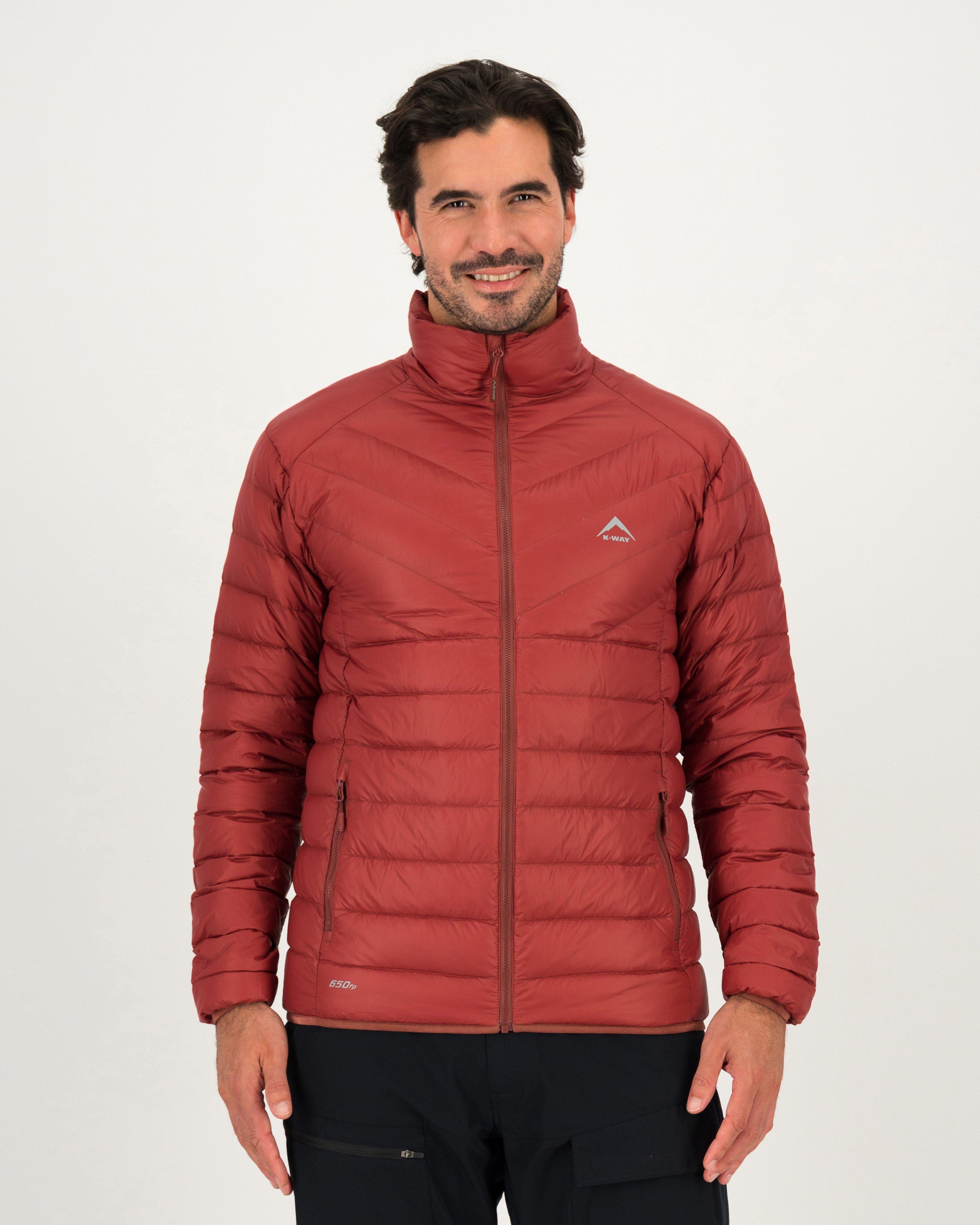 K-Way Men's Doug Down Jacket -  Oxblood