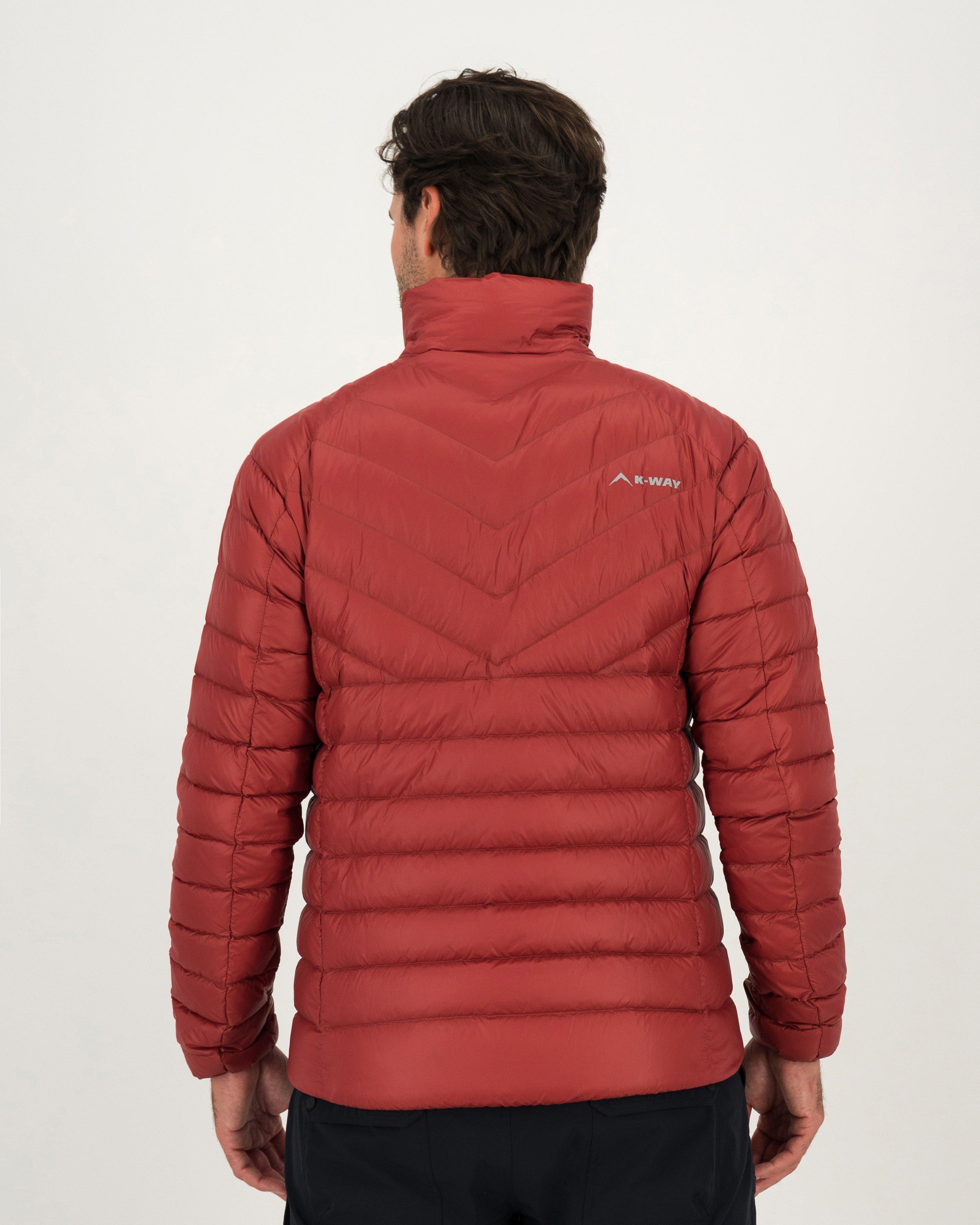 K-Way Men's Doug Down Jacket -  Oxblood