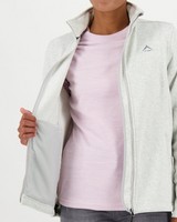 K-Way Women’s Mellissa Knitted Fleece Jacket -  silvergrey