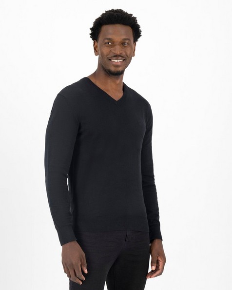 C Rustin Knitwear Mens -  black