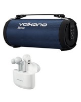 Volkano Mamba Bluetooth Speaker and Volkano Buds X Series True Wireless Earphones with Charging Case -  assorted
