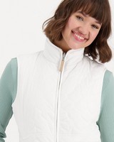 Old Khaki Women's Melina Reversible Puffer Vest -  milk