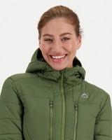 K-Way Women's Flora Eco Padded Jacket -  olive