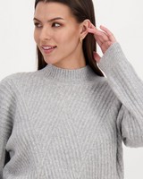 Rare Earth Women's Rose Knit -  grey