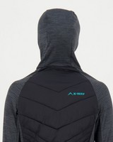 K-Way Pulse Women’s Hybrid Running Jacket -  black