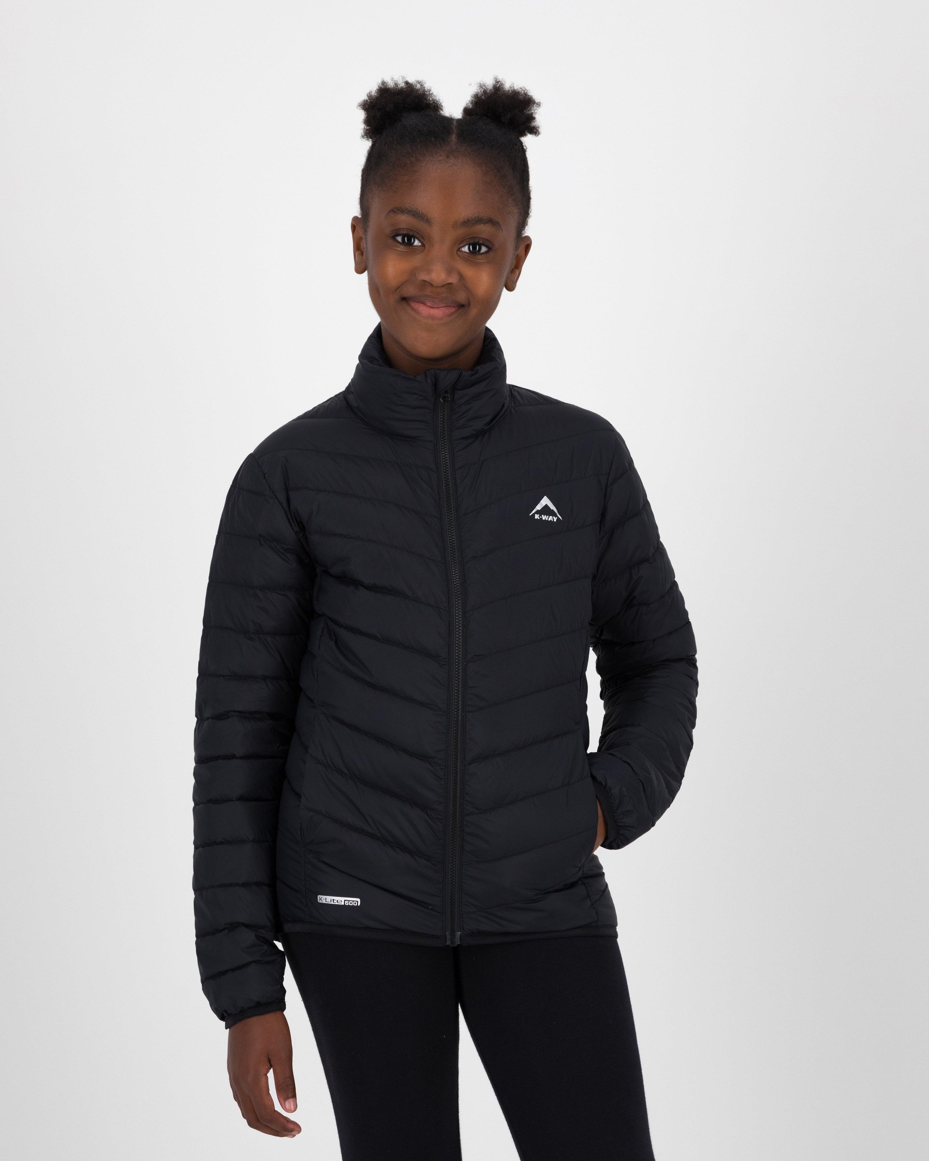 K-Way K-lite Youth Down Jacket -  Black