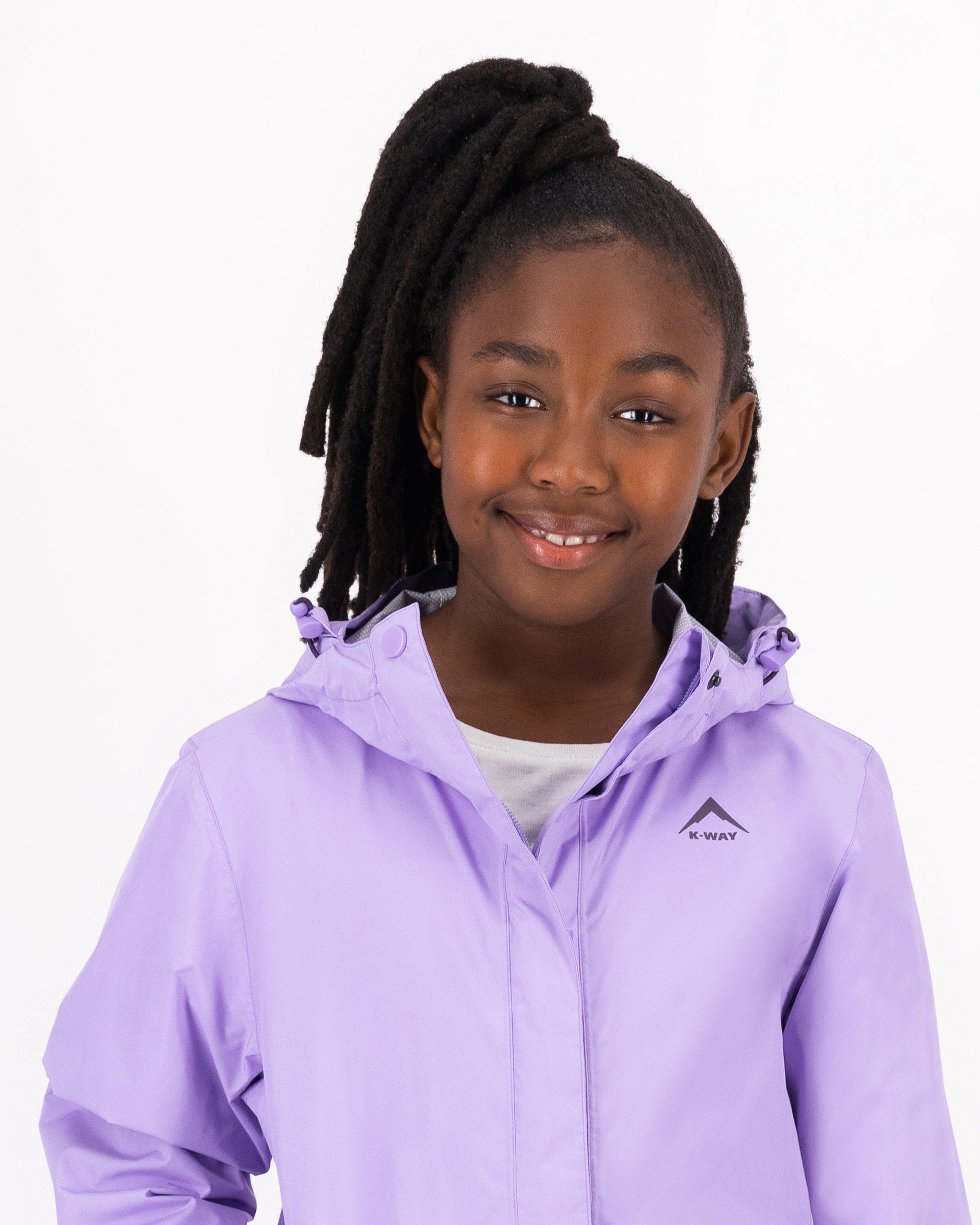 Lilac cheap rain jacket