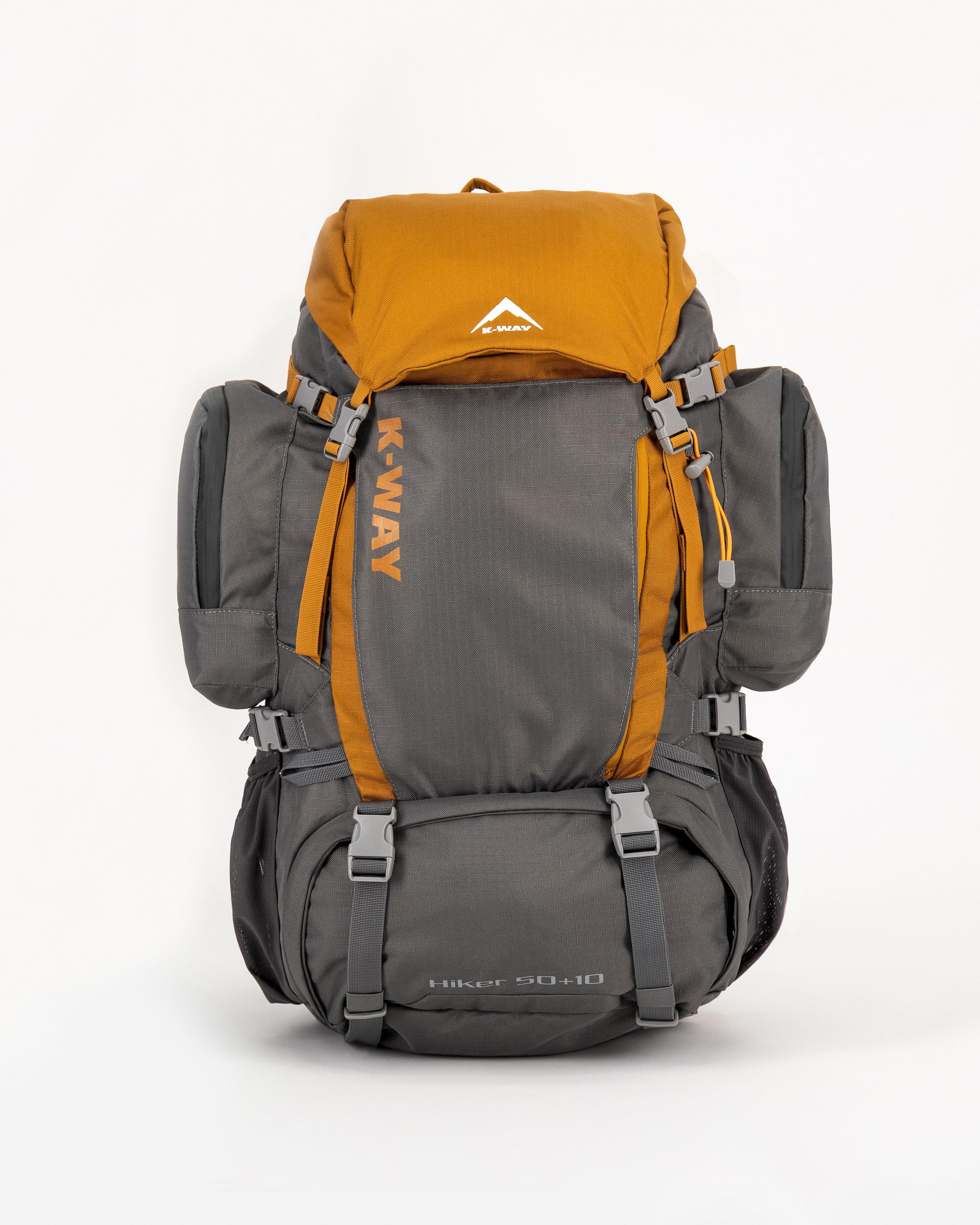 K-Way Hiker 50L + 10L Hiking Pack -  Camel