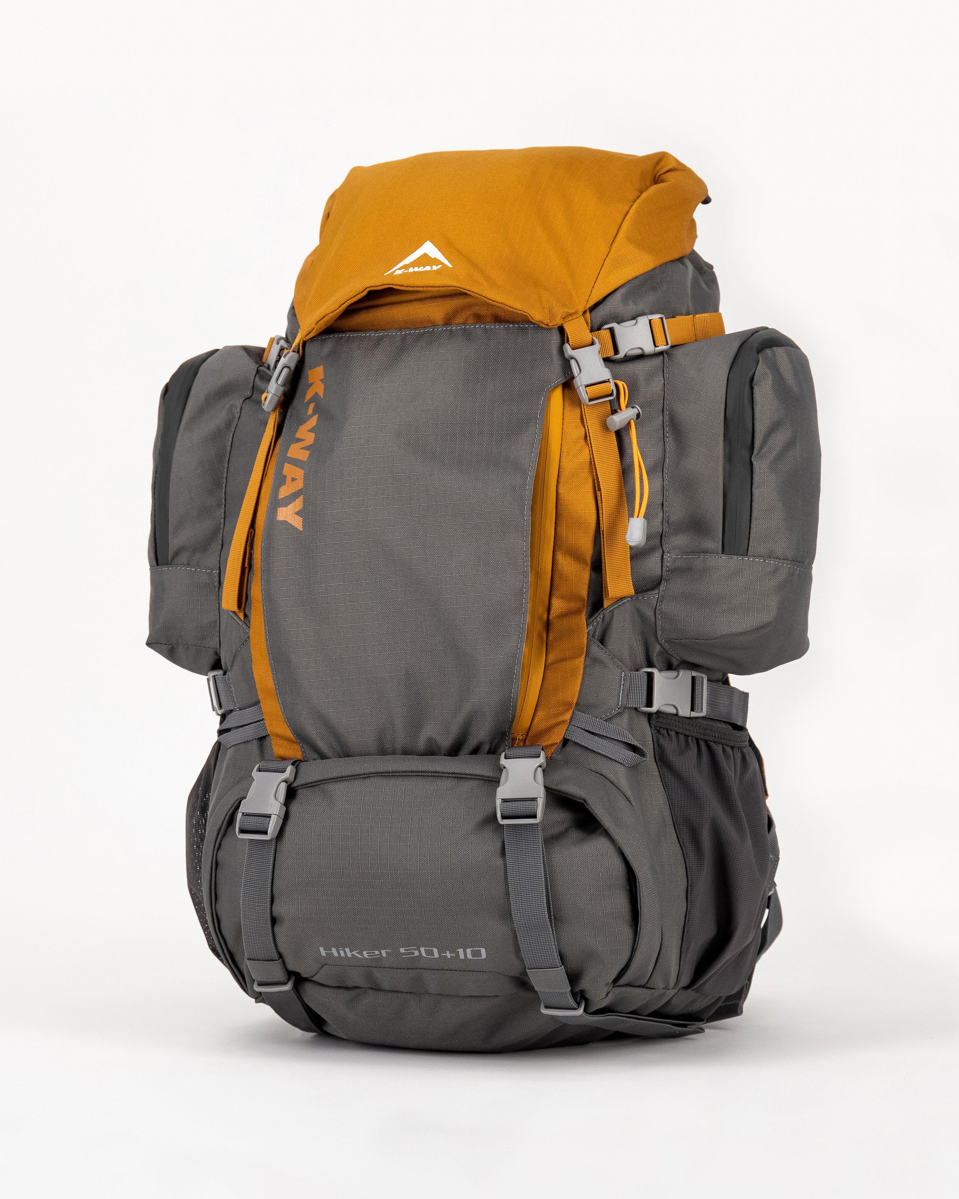 K-Way Hiker 50L + 10L Hiking Pack -  Camel
