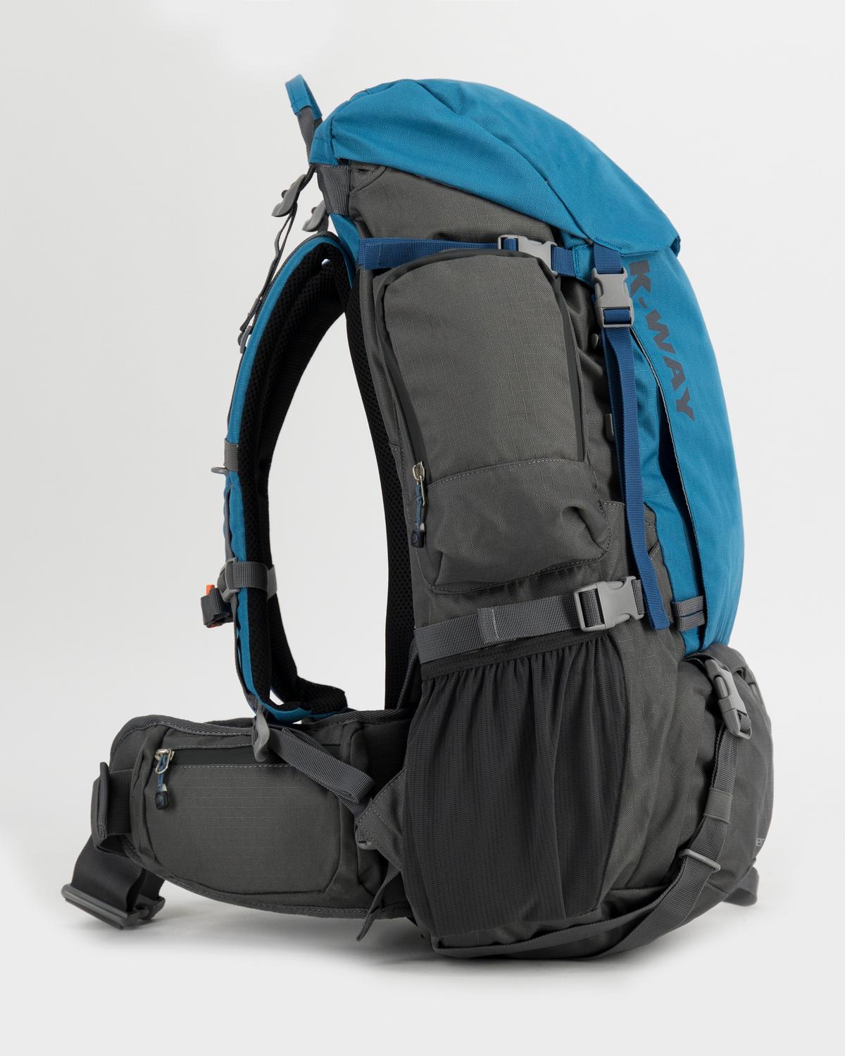 K-Way Hiker 50L + 10L Hiking Pack -  Blue