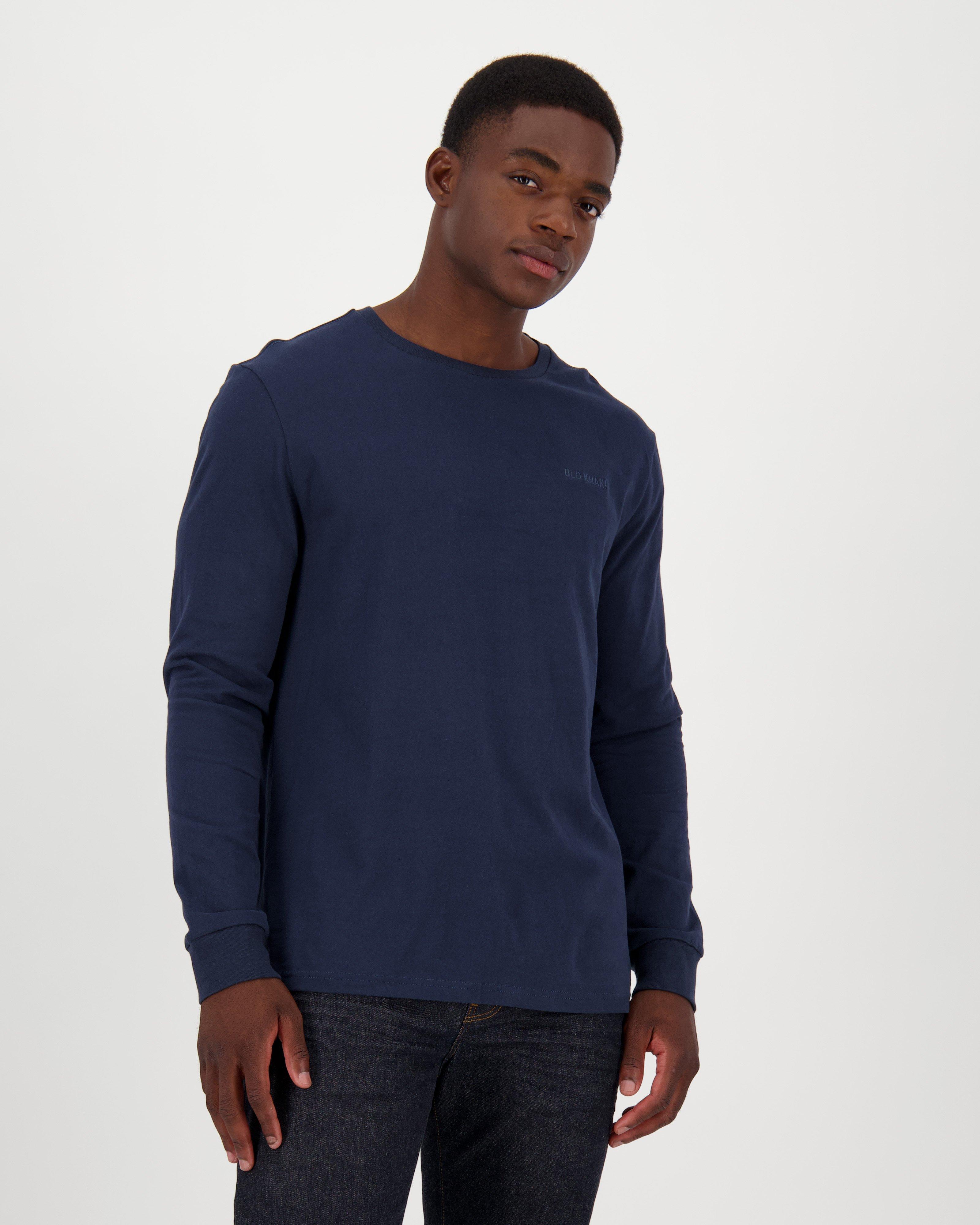 Men's Niall Long-Sleeve T-Shirt  -  Navy