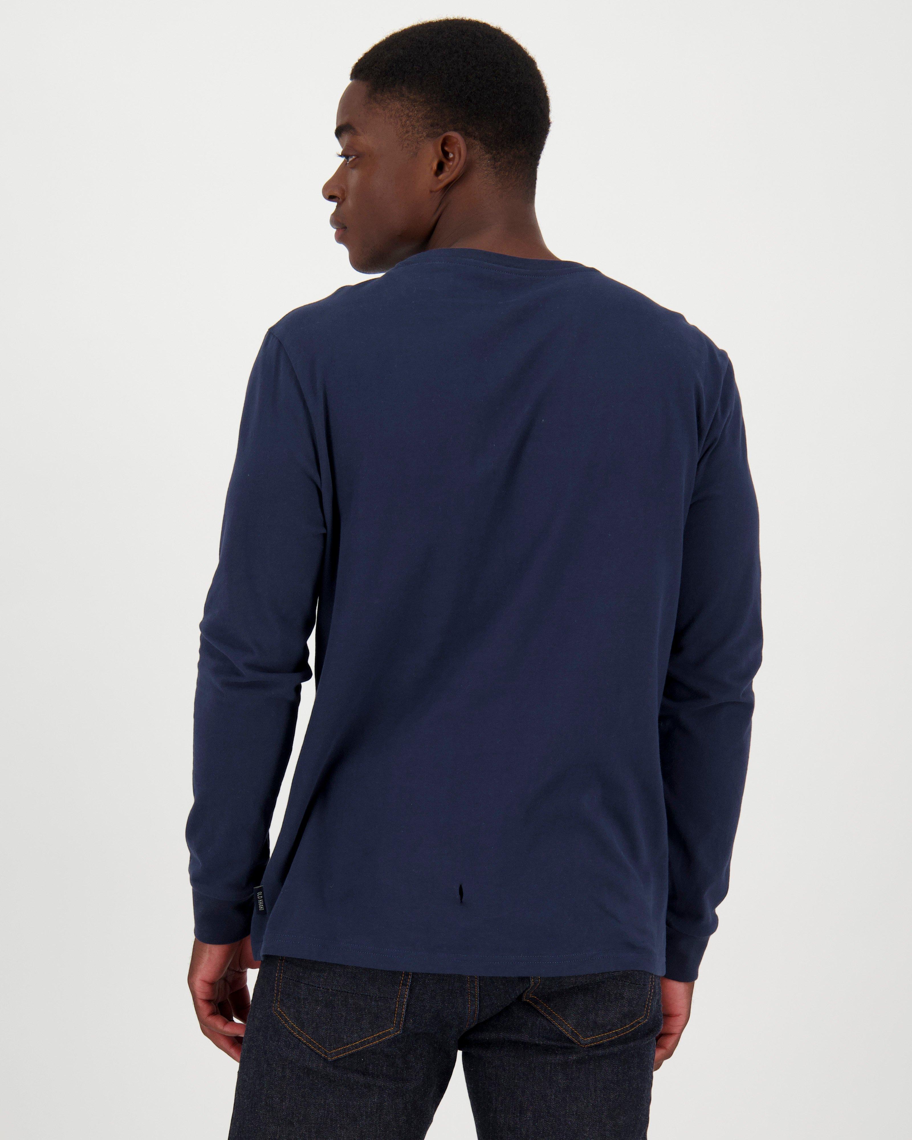 Men's Niall Long-Sleeve T-Shirt  -  Navy