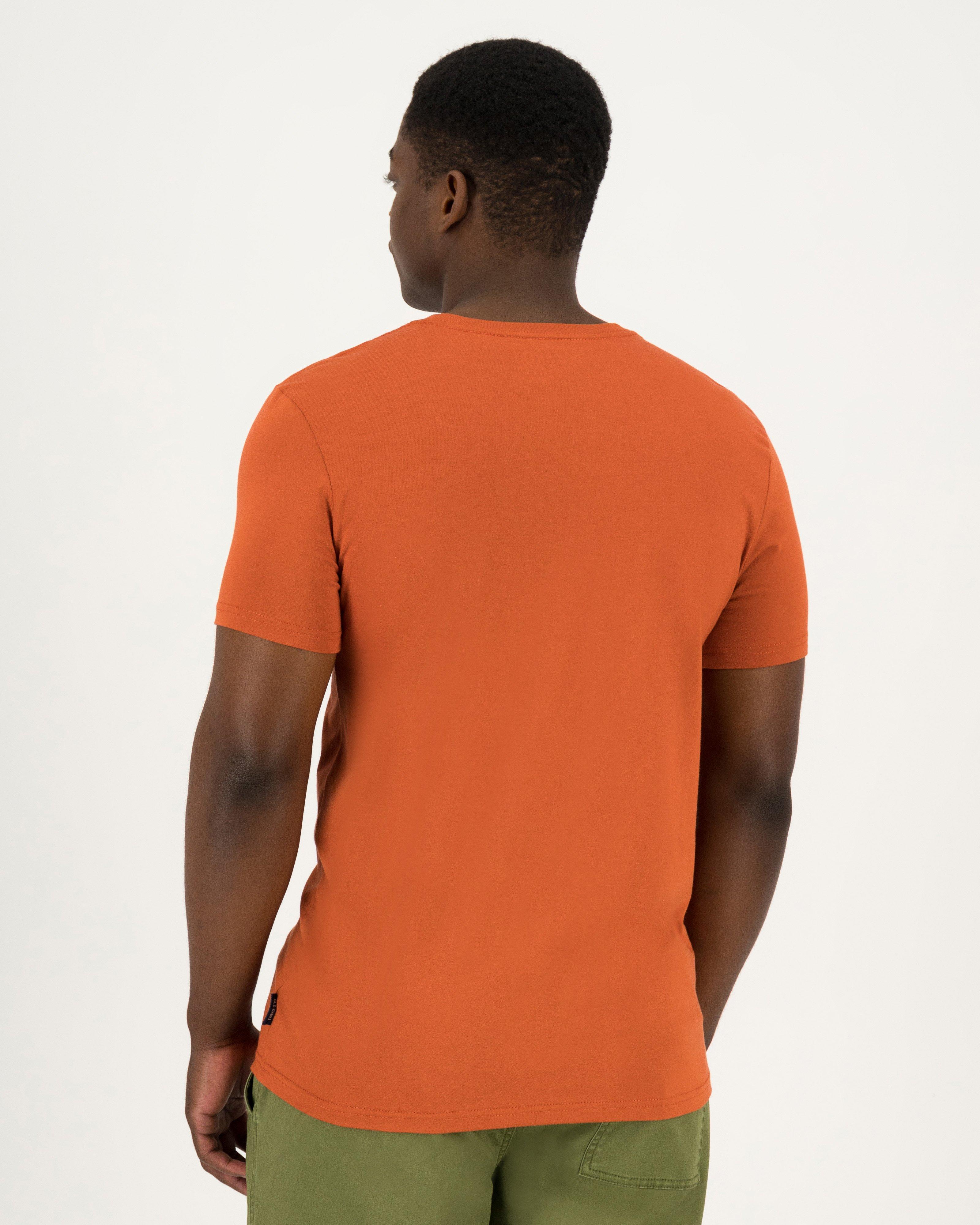 Men's Nick Standard Fit T-Shirt -  Rust