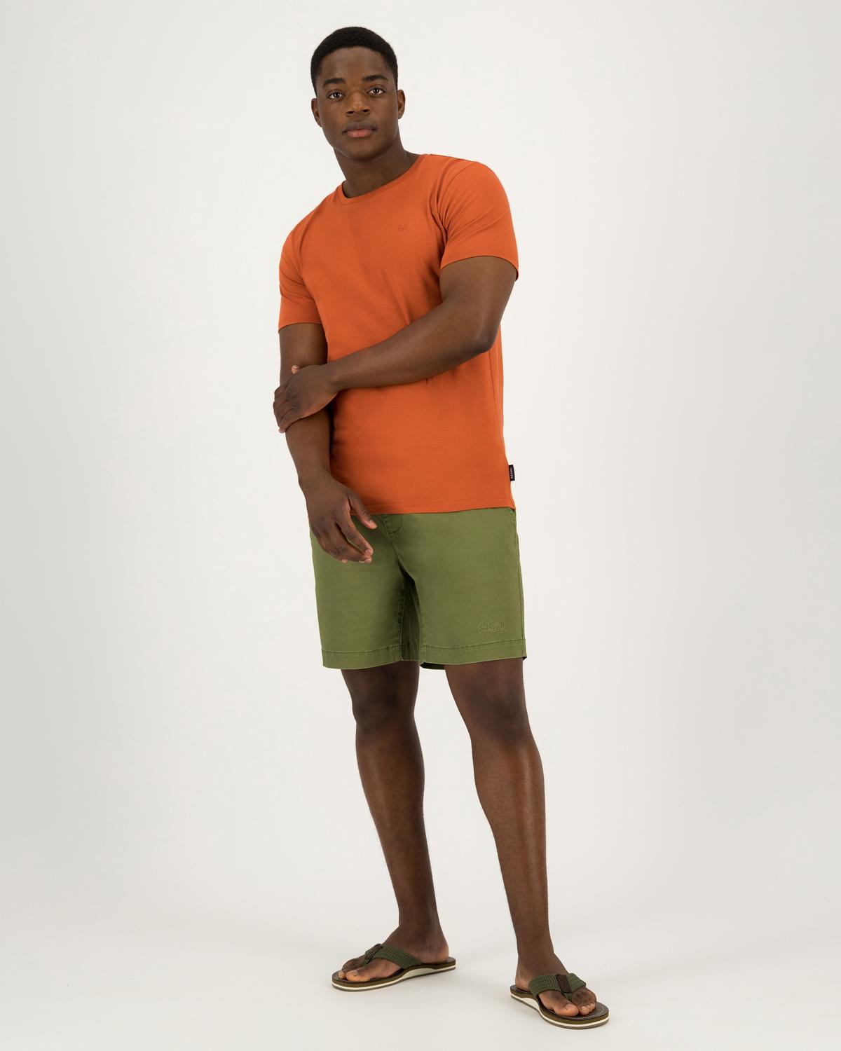 Men's Nick Standard Fit T-Shirt -  Rust