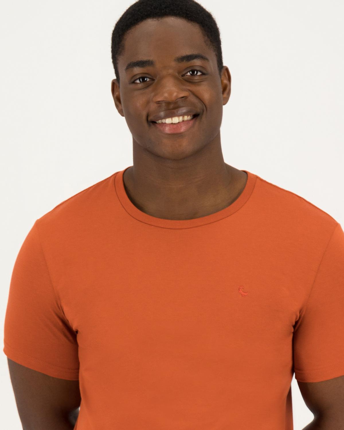 Men's Nick Standard Fit T-Shirt -  Rust