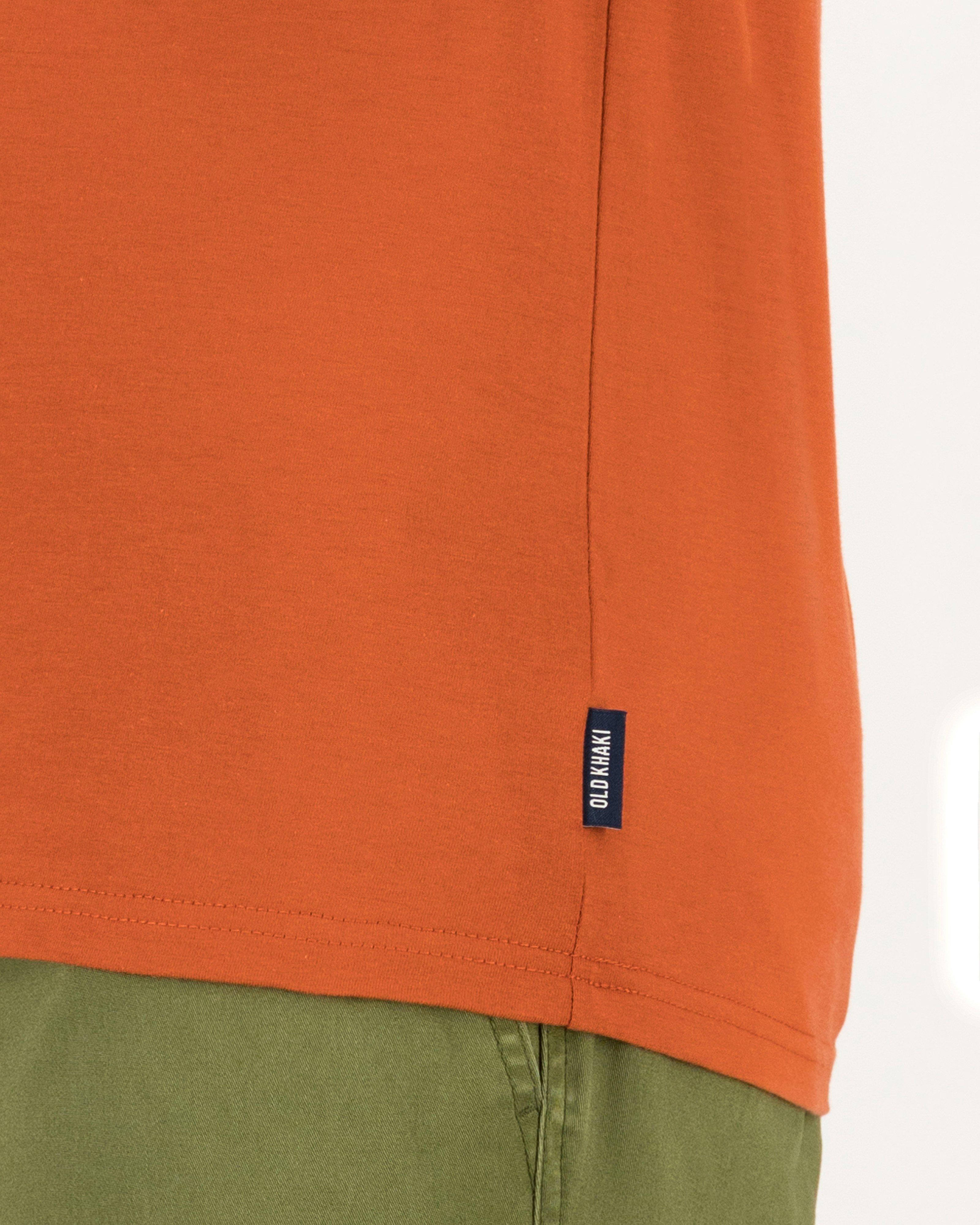 Men's Nick Standard Fit T-Shirt -  Rust