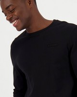 Old Khaki Men's Niall Long-Sleeve Relaxed Fit T-Shirt -  black