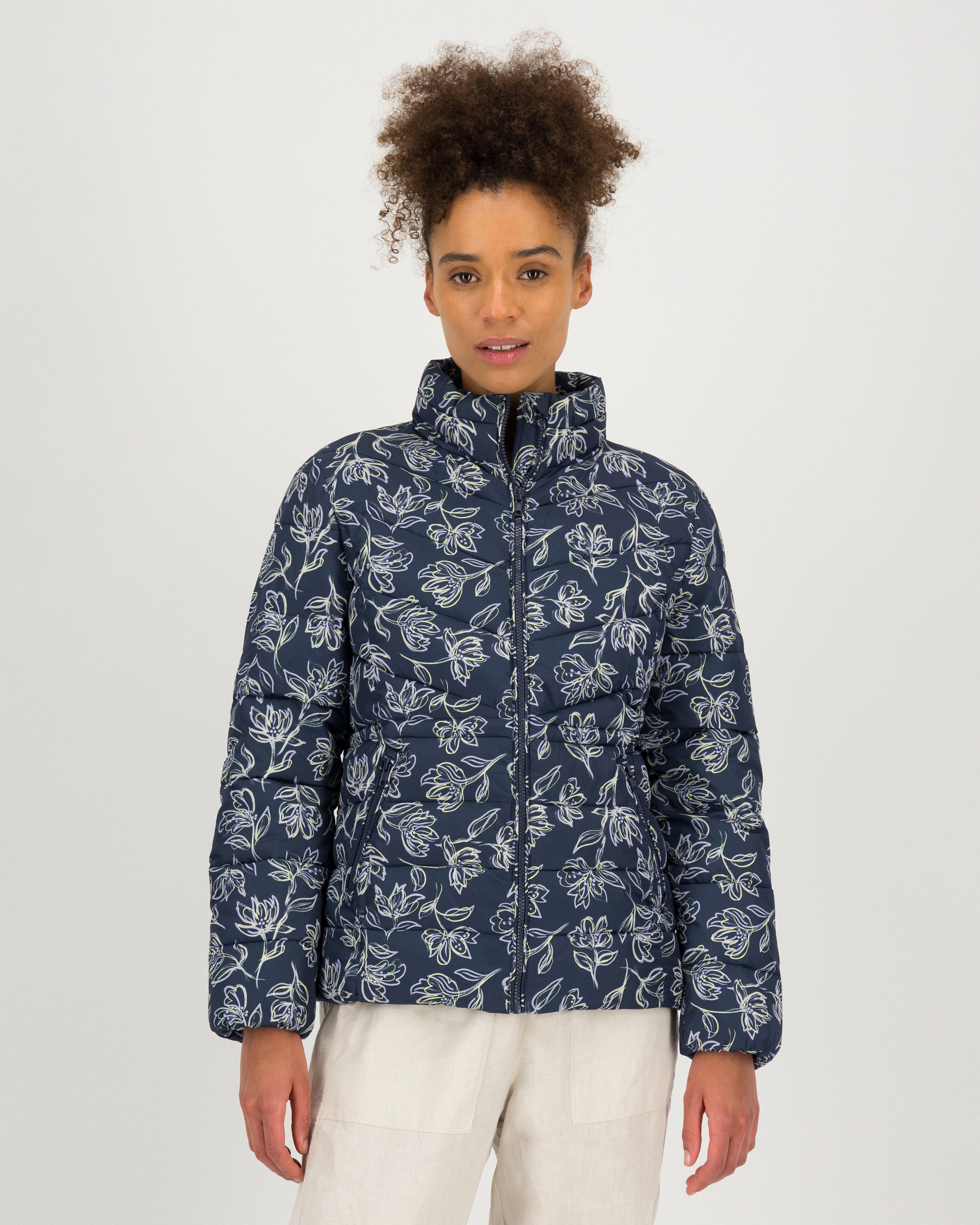 Rare Earth Zoe Printed Puffer Active -  Navy