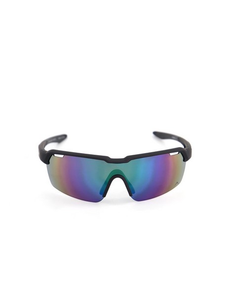 K-Way Medium Half Rim Shield Sunglasses -  black